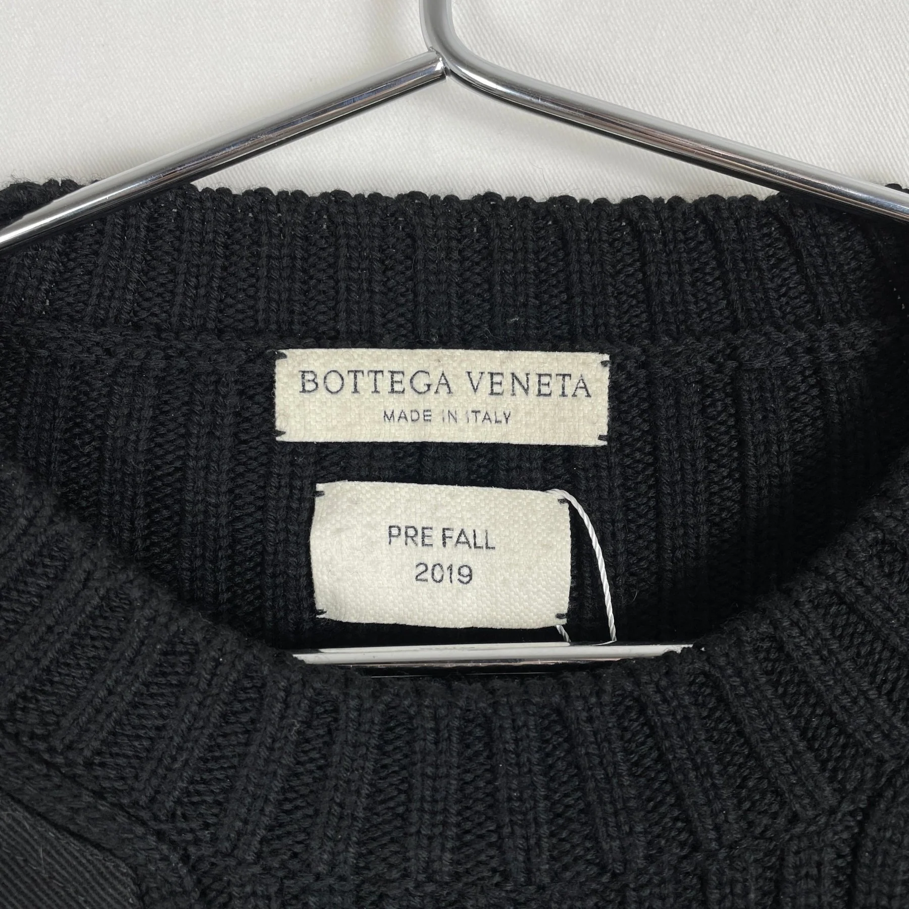 Bottega Veneta 2019 Pre Fall Military Jumper Black - Image 3