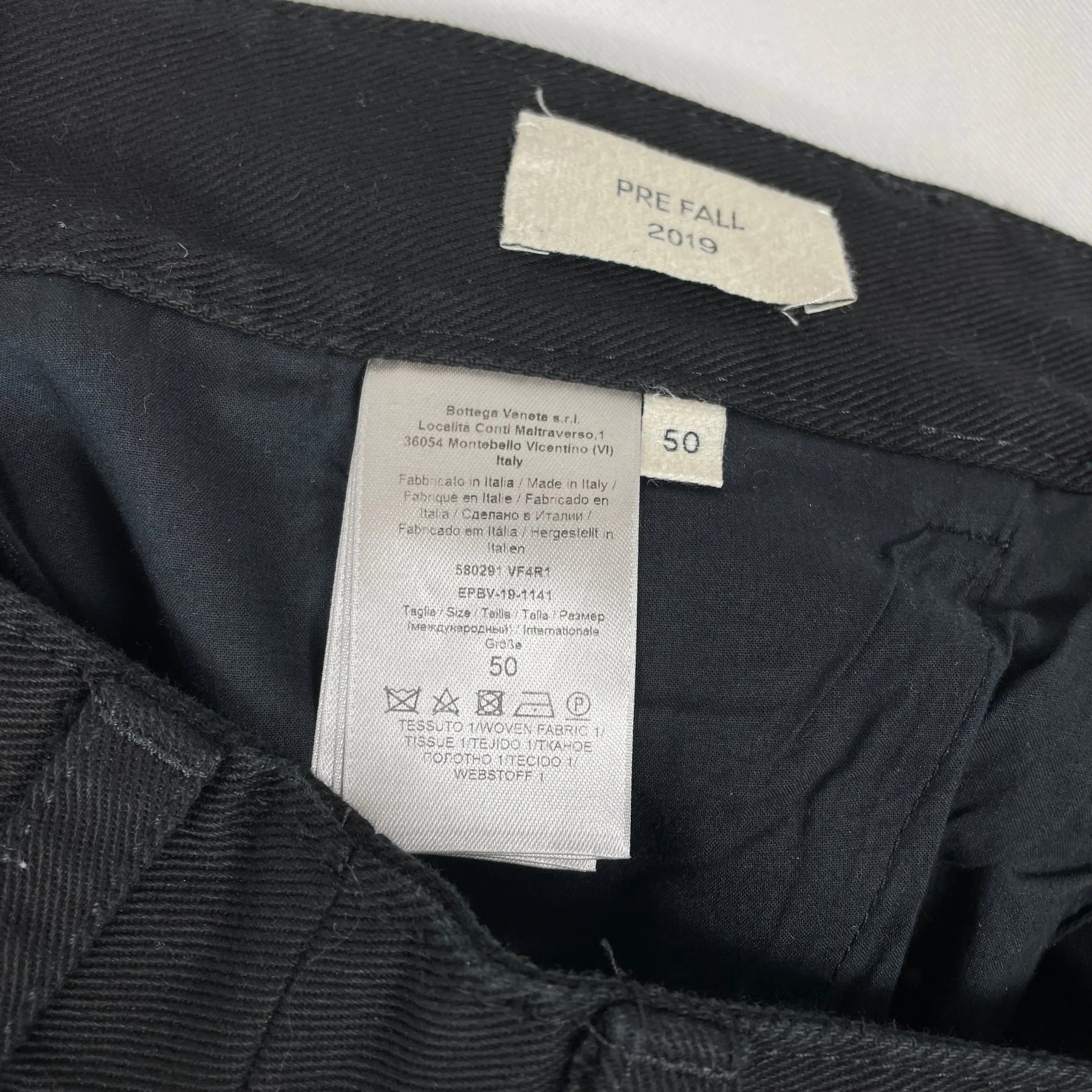 Bottega Veneta Black Cargo Pants Pre Fall 2019 - Image 5