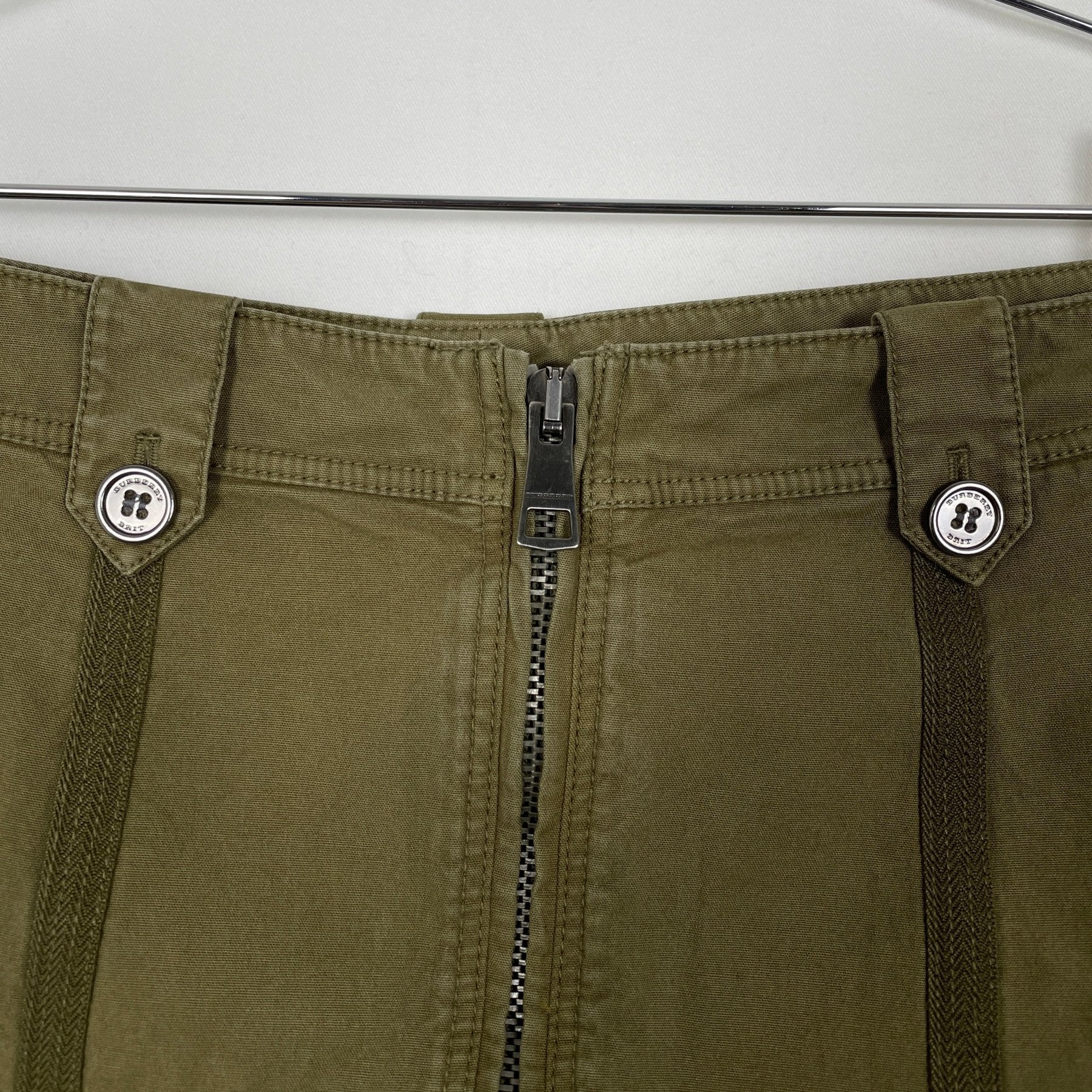 Burberry Military Zip Skirt - Image 3