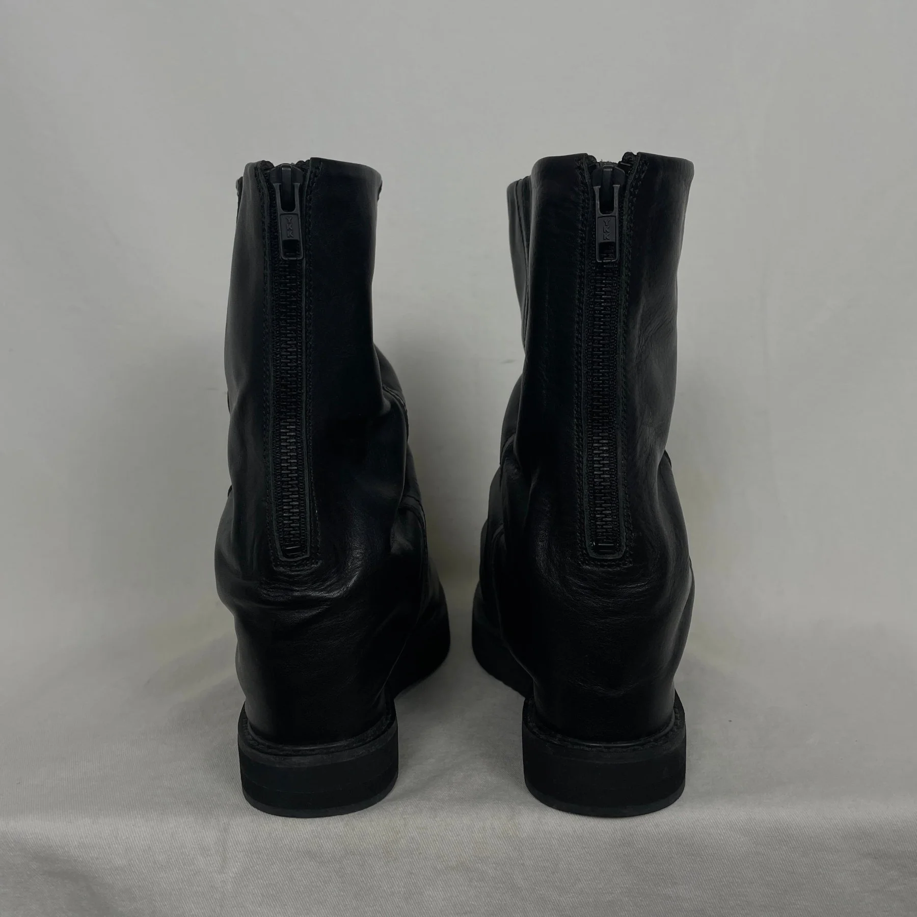 Cabane de Zucca Slouch Wedge Heeled Boots - Image 4