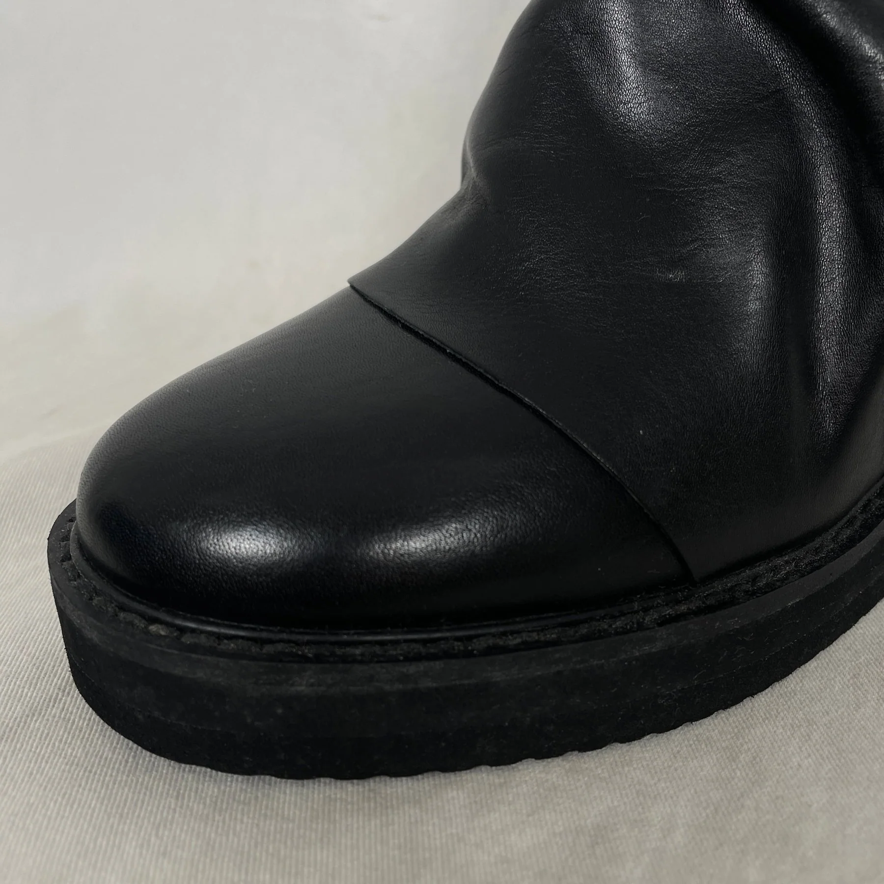 Cabane de Zucca Slouch Wedge Heeled Boots - Image 6