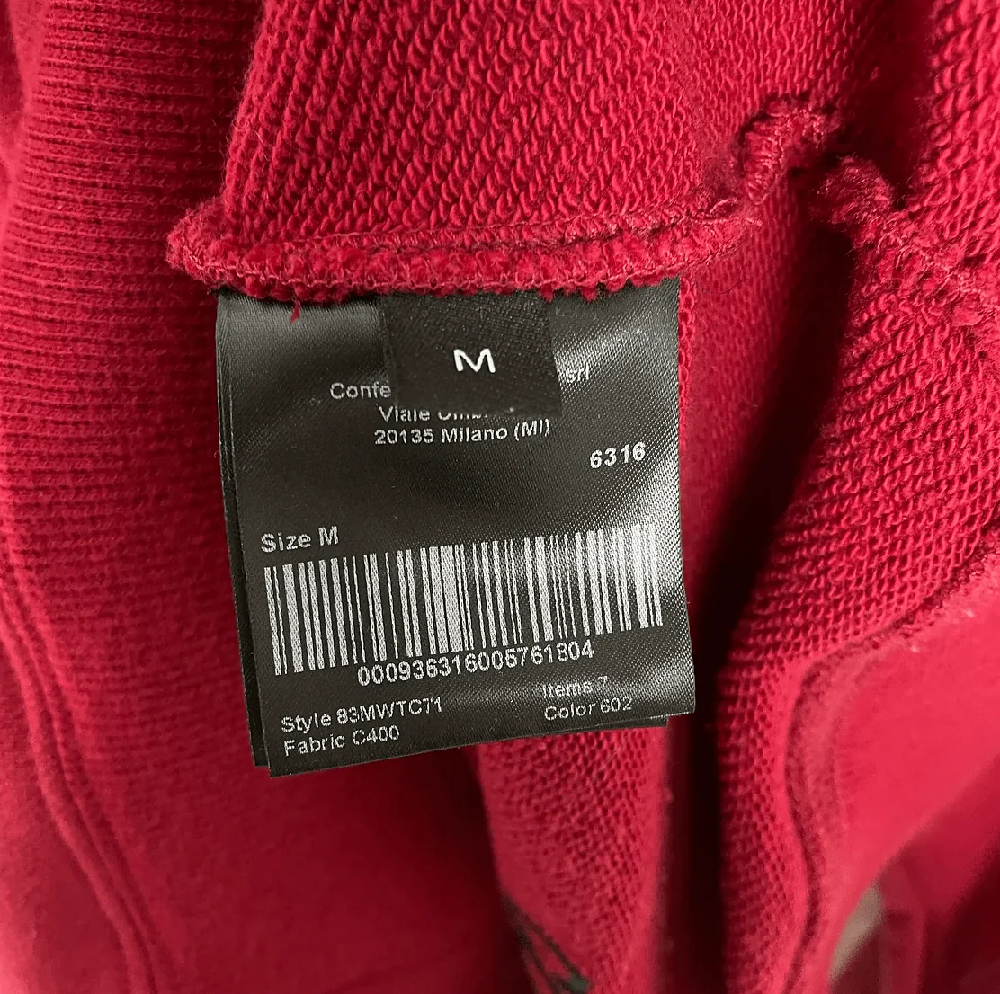 Calvin Klein 205W39NYC By Raf Simons Oversized Hoodie - Image 5