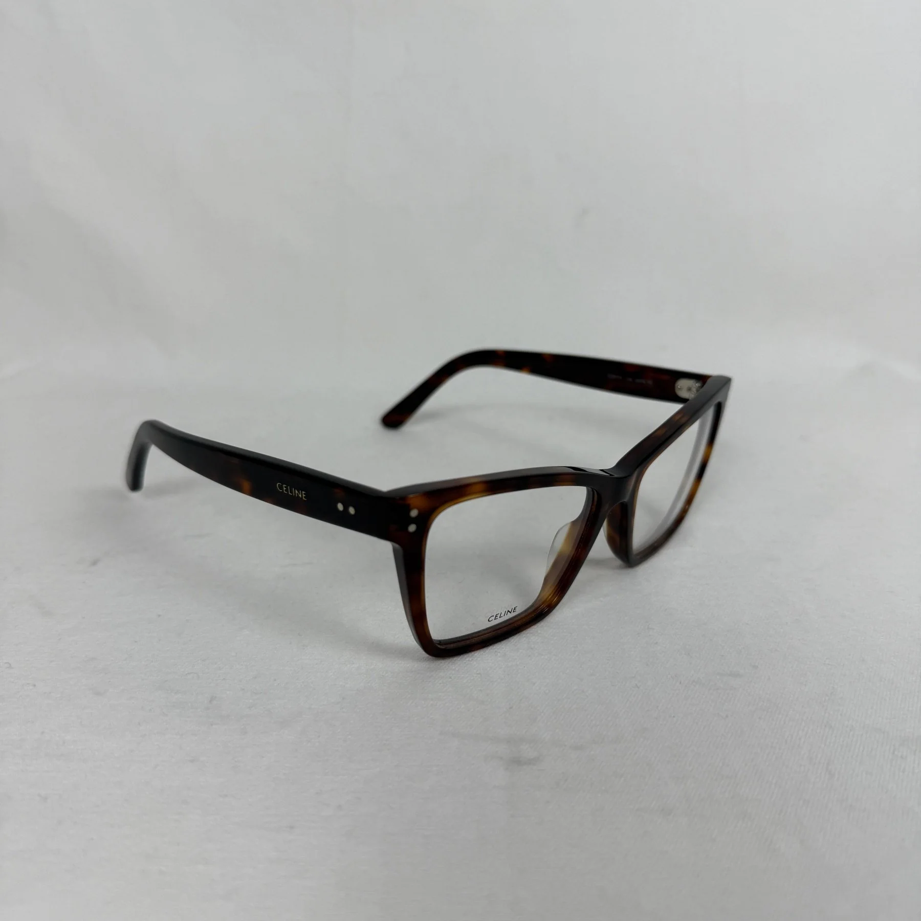 Celine Dark Havana Tortoise Glasses - Image 3