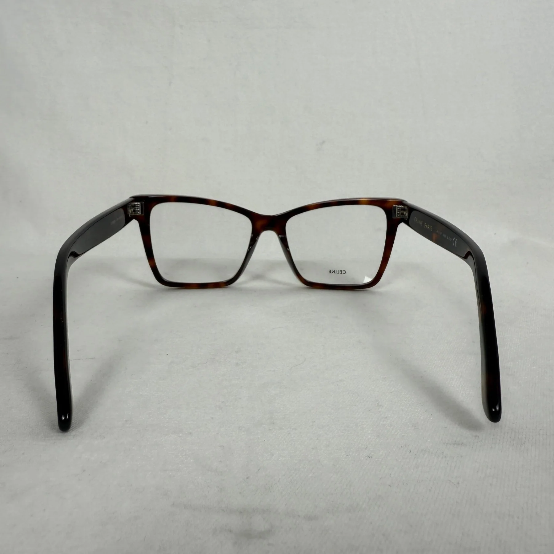 Celine Dark Havana Tortoise Glasses - Image 5