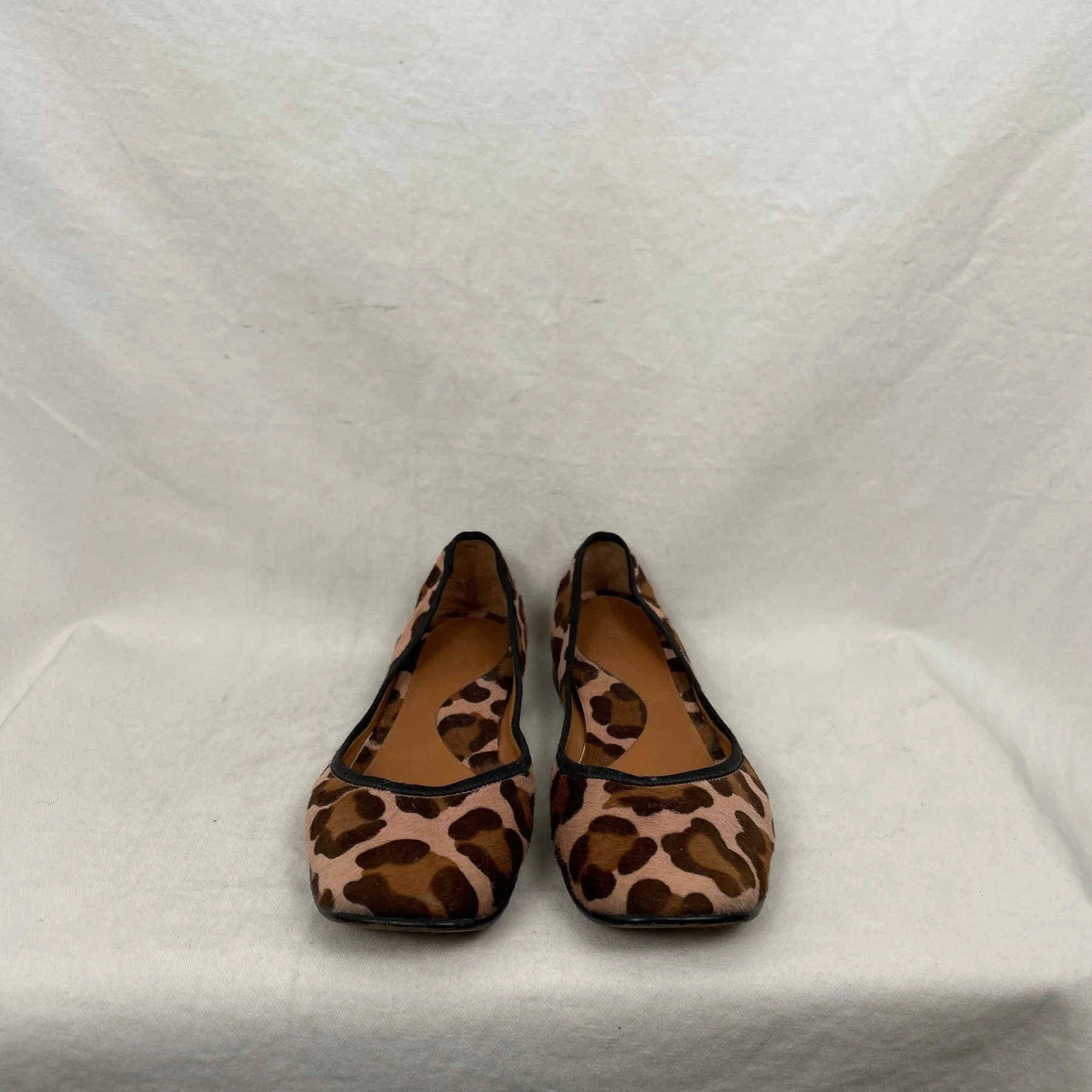 Celine Leopard Print Pony Hair Flats - Image 3