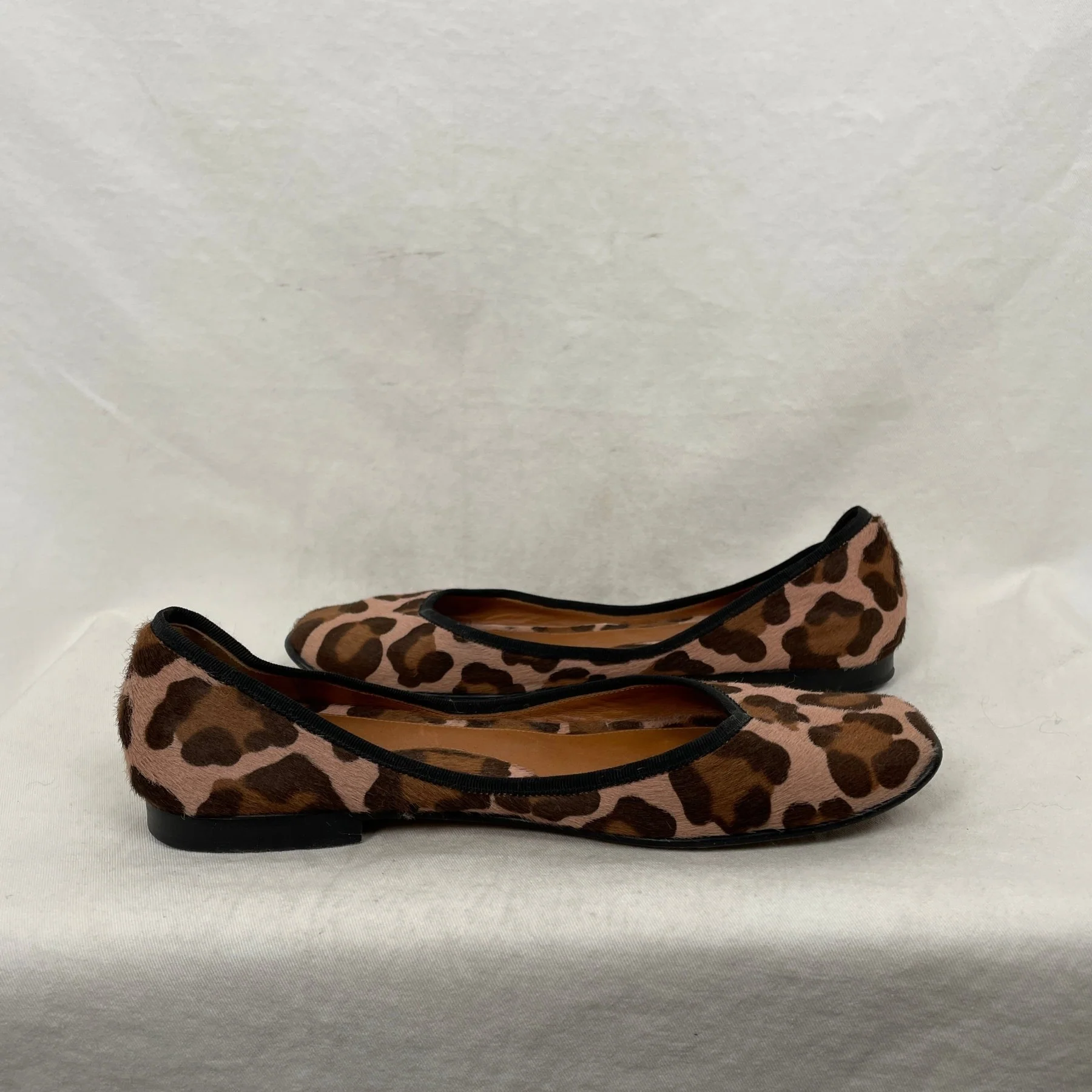 Celine Leopard Print Pony Hair Flats - Image 4