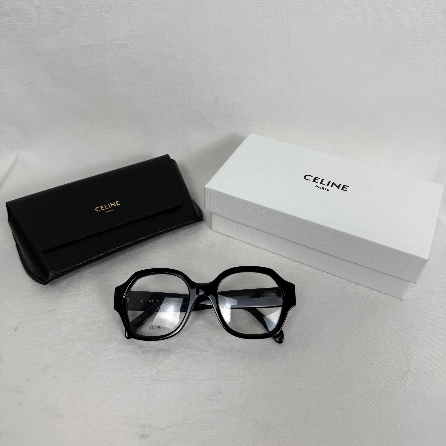 Celine Oversized Optical Glasses (Black) - Image 8