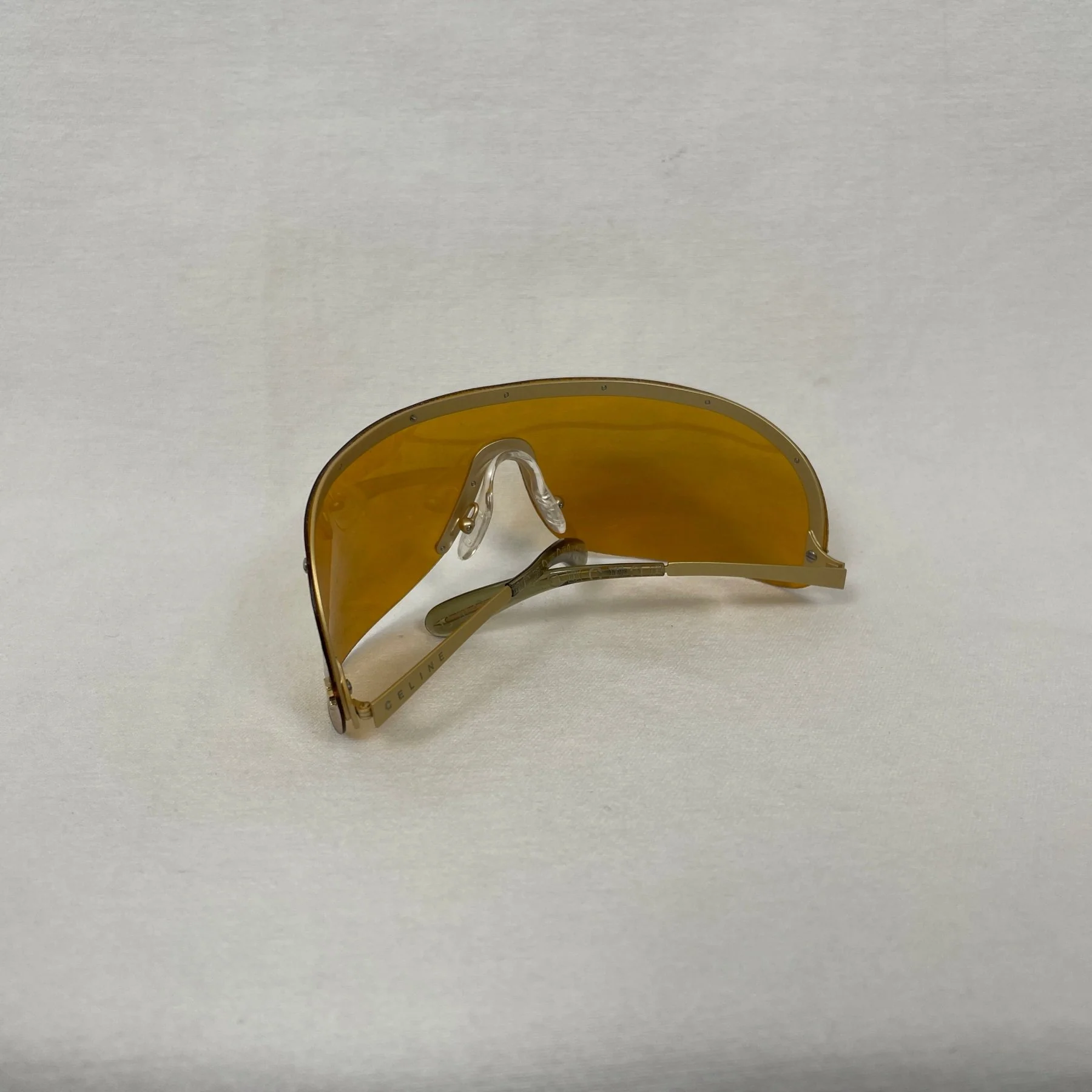 Celine Studded Aviator Sunglasses Yellow Tint - Image 11