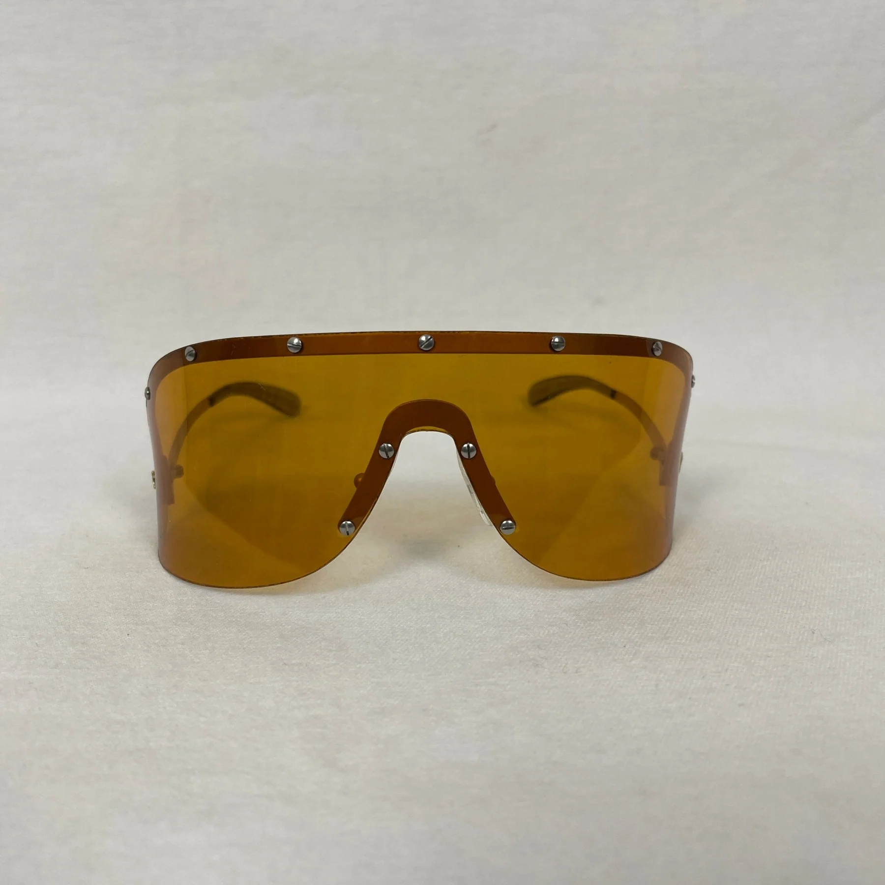 Celine Studded Aviator Sunglasses Yellow Tint - Image 6