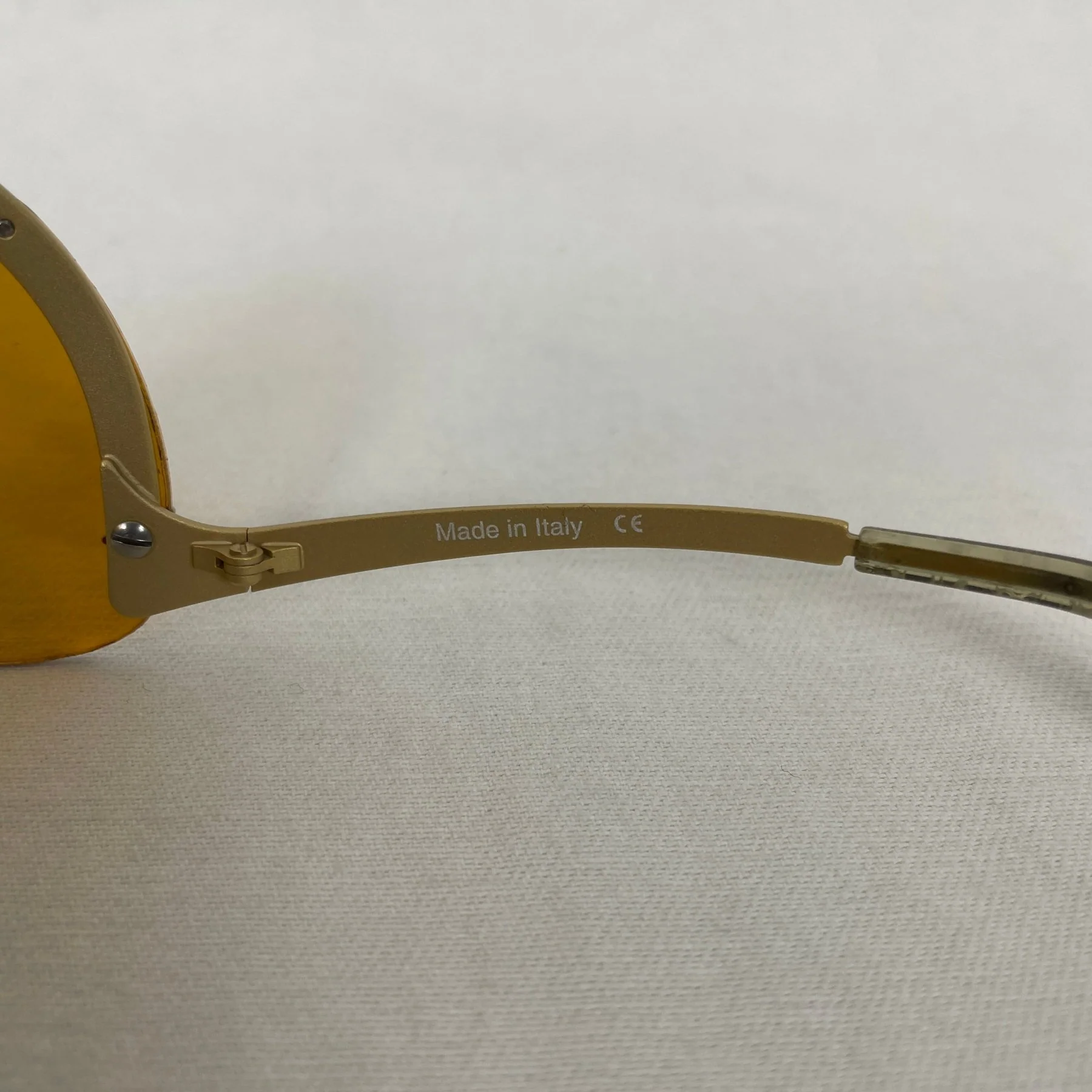 Celine Studded Aviator Sunglasses Yellow Tint - Image 7