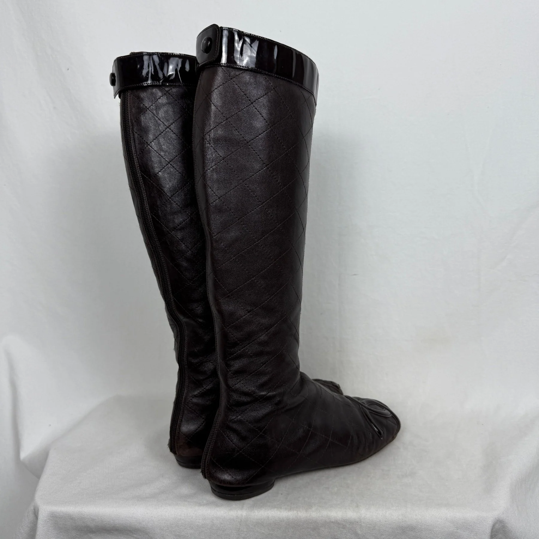 Chanel Moccasin Boots - Image 5
