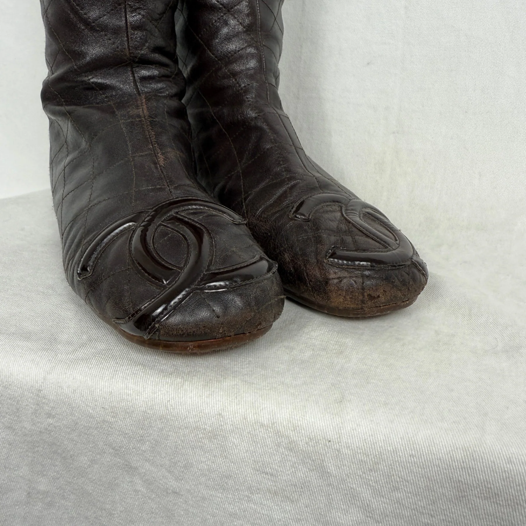 Chanel Moccasin Boots - Image 6