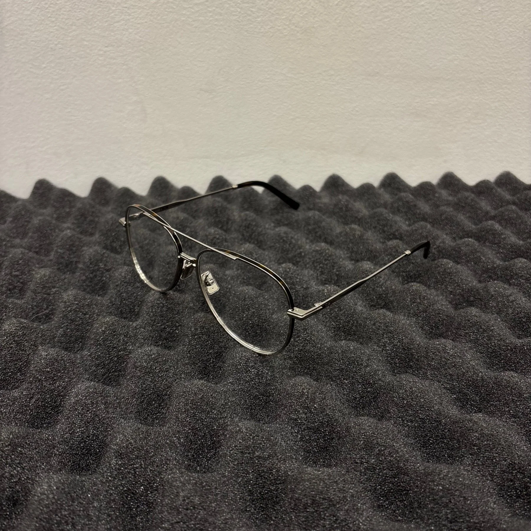 Christian Dior Silver Aviator Optical Glasses - Image 3
