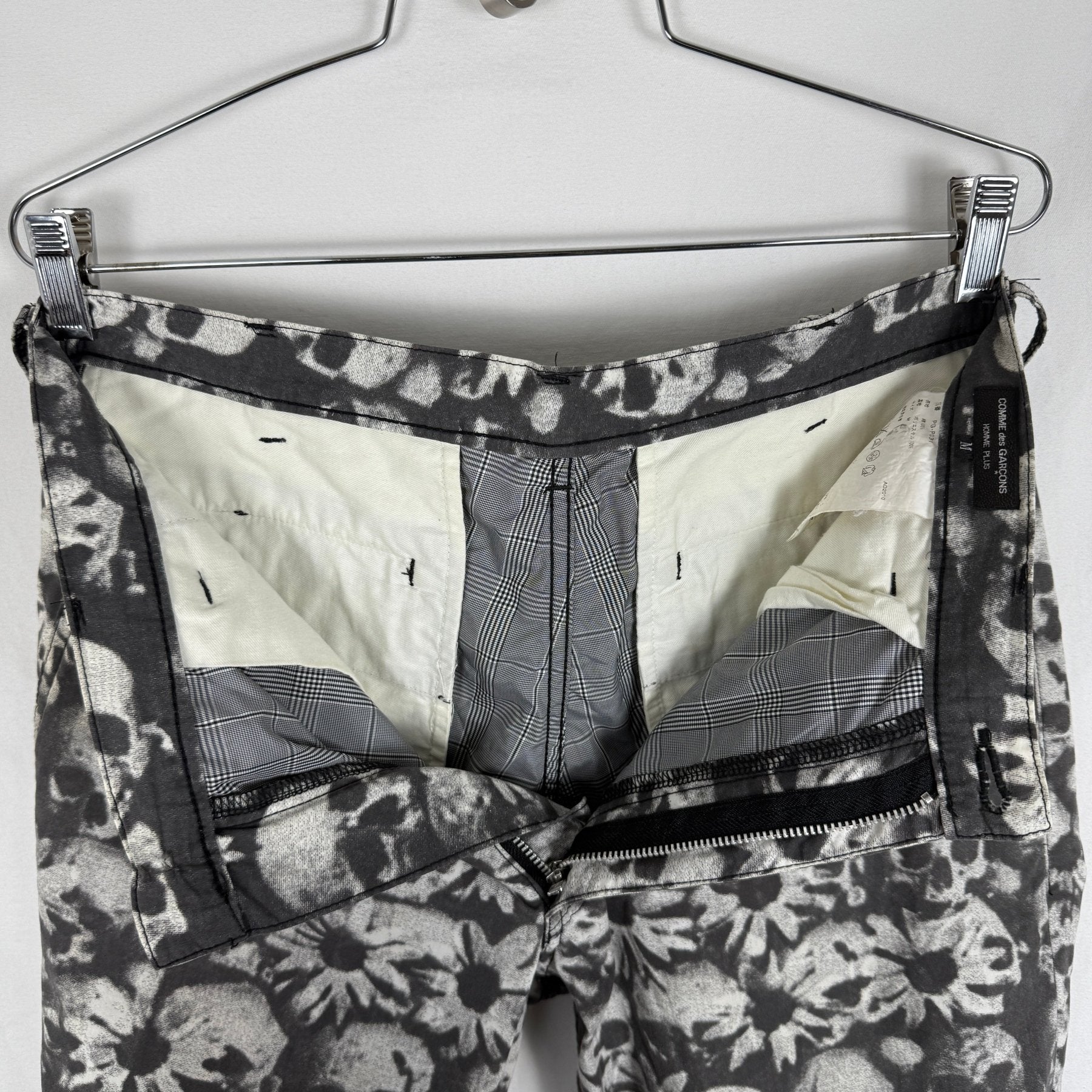 FW11 Comme des Garcons Homme Plus Print Cropped Pants - Image 6