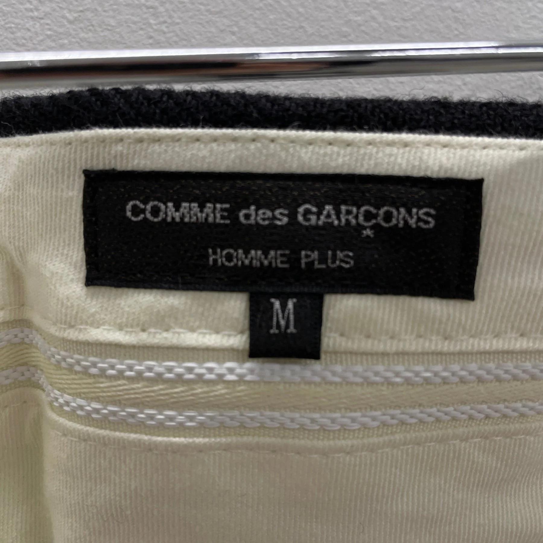 Commes Des Garçons Knee Cutout Trousers - Image 7