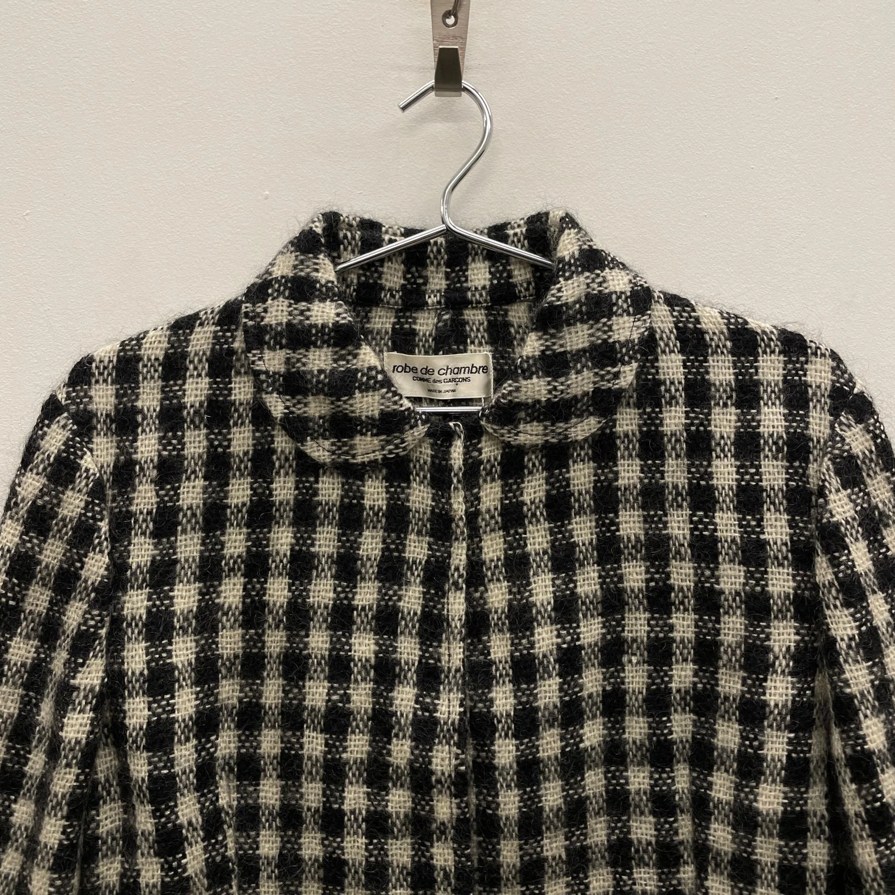 Commes Des Garçons Robe de Chambre Woven Check Blazer - Image 3