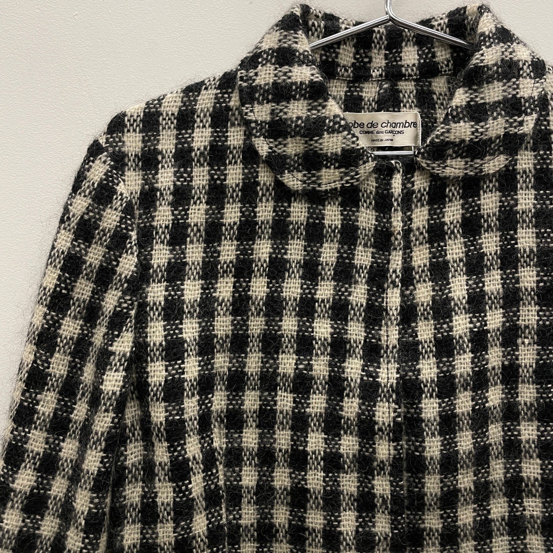 Commes Des Garçons Robe de Chambre Woven Check Blazer - Image 4