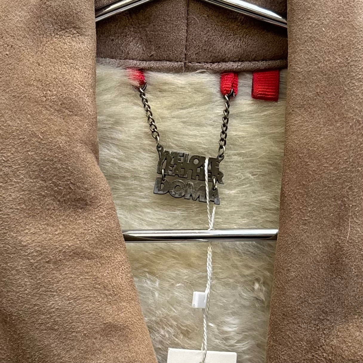 Damir Doma Suede & Fur Beige Moto Jacket - Image 12