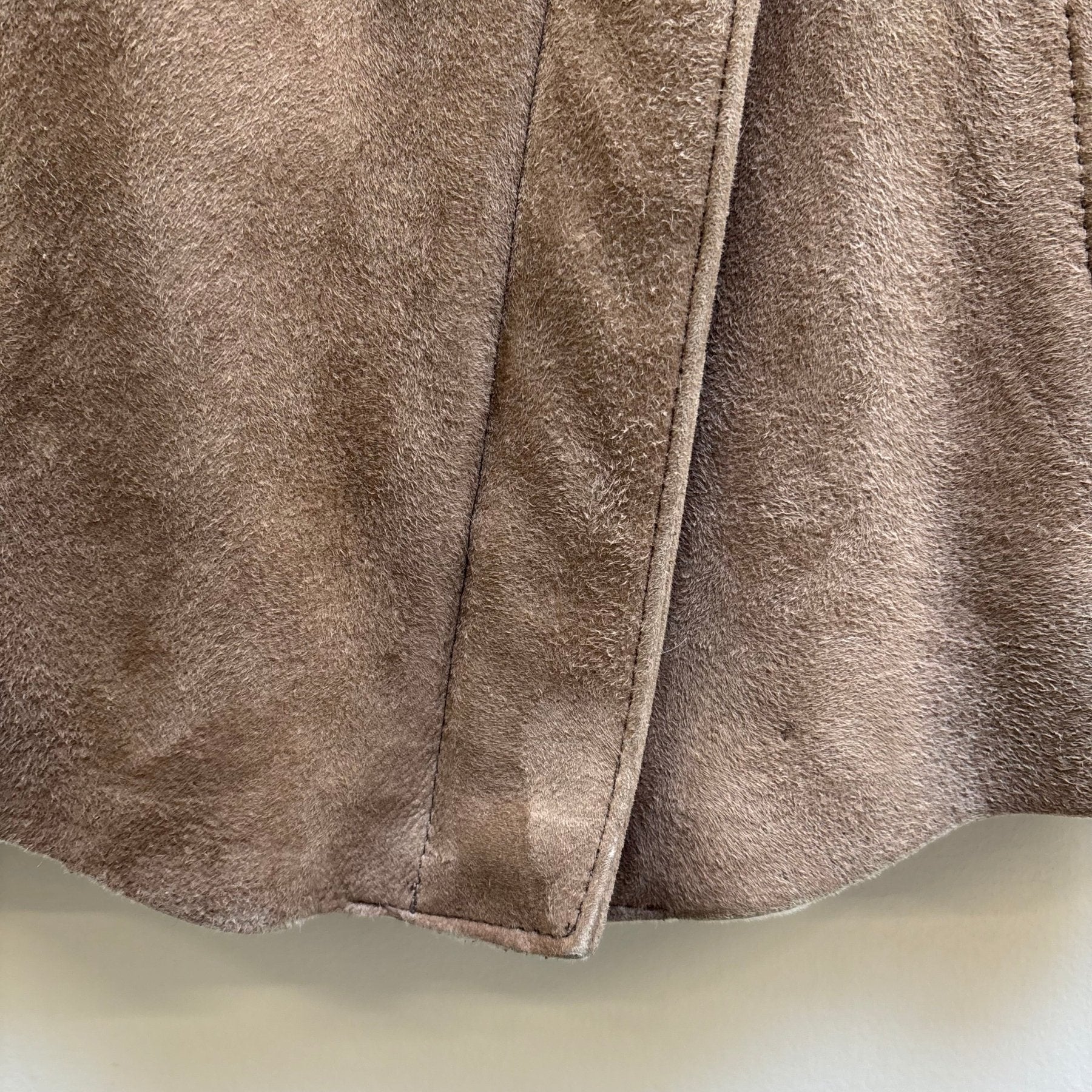 Damir Doma Suede & Fur Beige Moto Jacket - Image 9