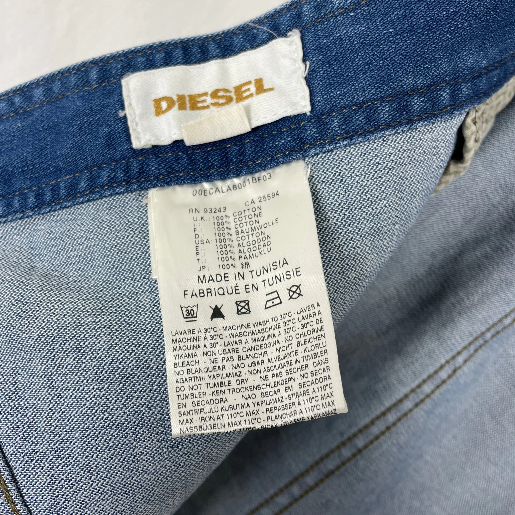Diesel Denim Wrap Skirt - Image 10