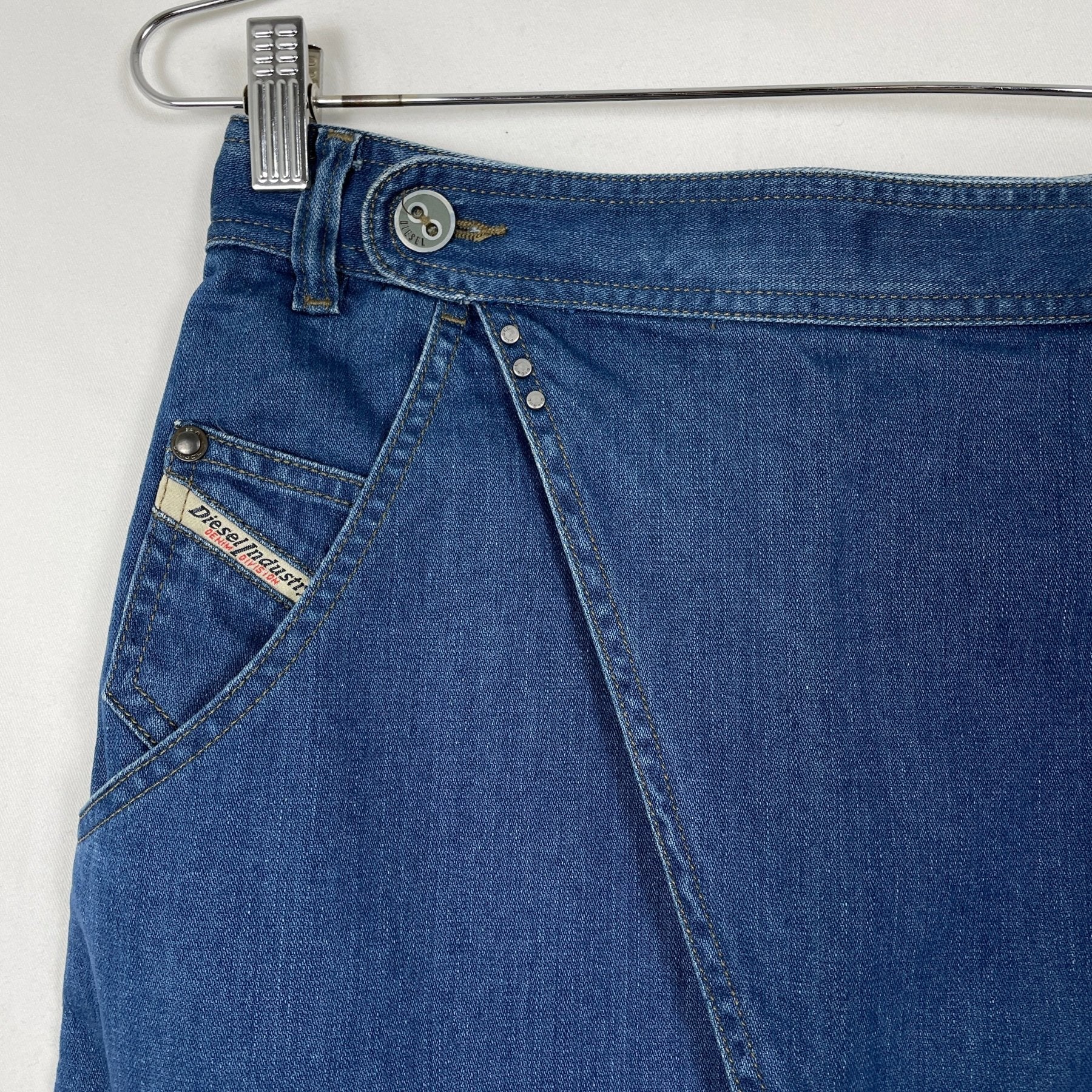 Diesel Denim Wrap Skirt - Image 3
