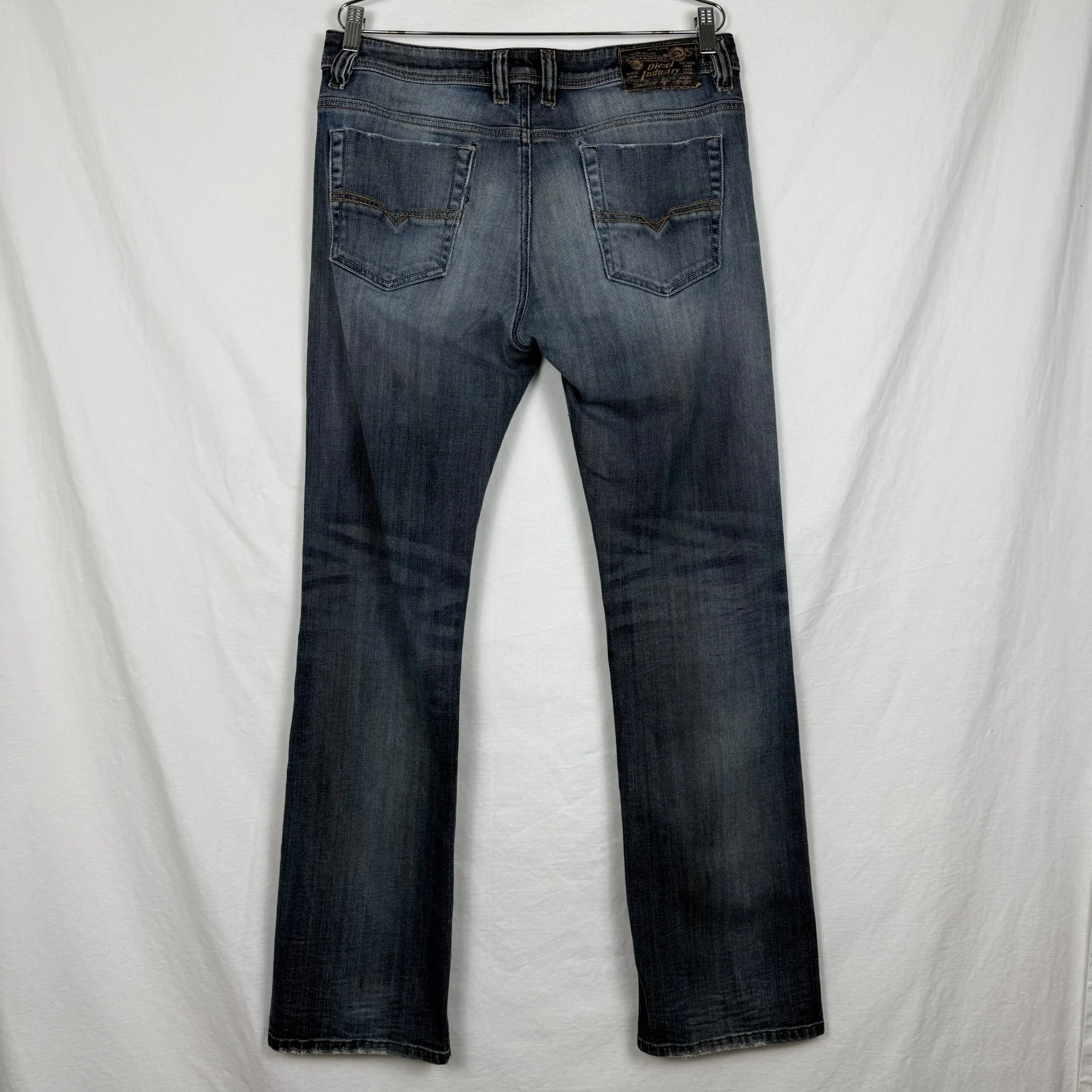 Diesel Industries Faded Indigo Straight Leg Jeans - Image 2