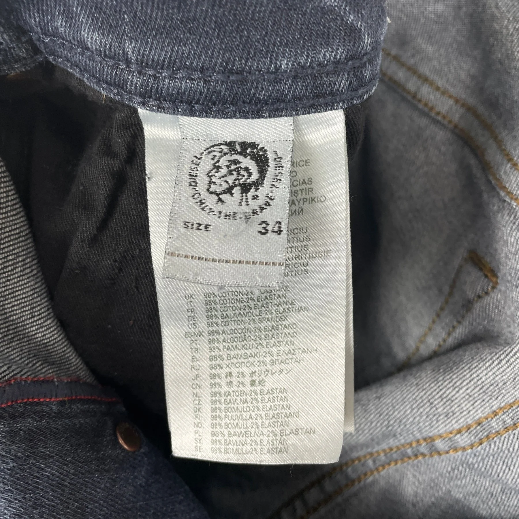 Diesel Larkee Straight Cut Denim - Image 9