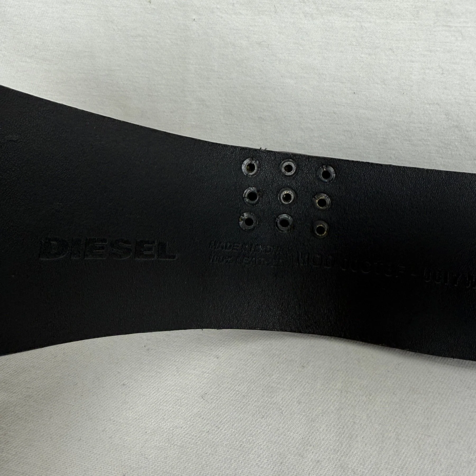 Diesel Studded Leather Waist Belt - Image 4