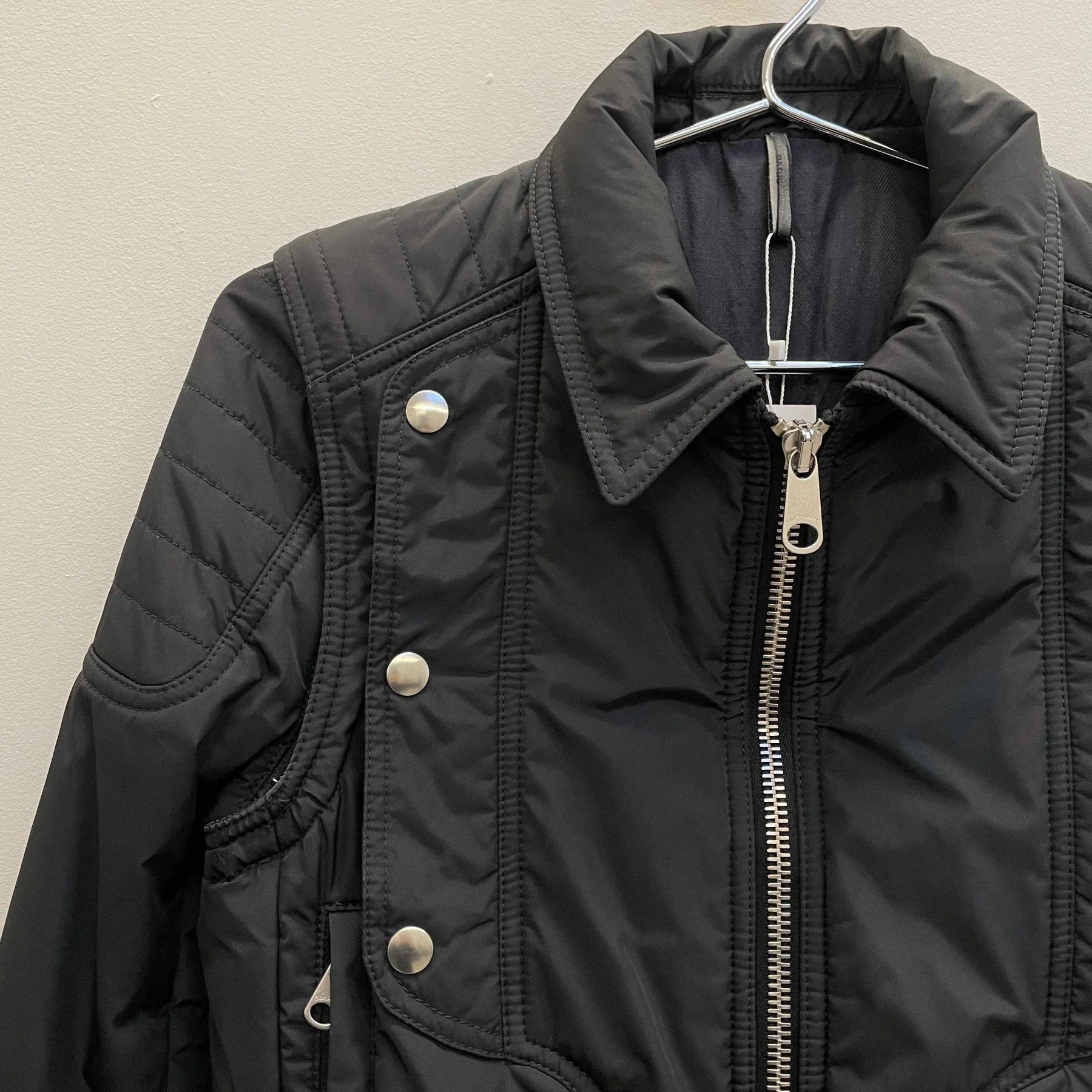 AW08 Dior Homme By Hedi Slimane Bomber Jacket With Snap Gilet - Image 4