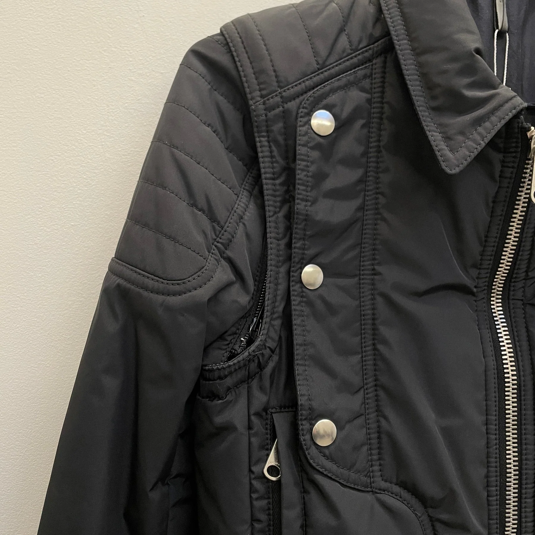 AW08 Dior Homme By Hedi Slimane Bomber Jacket With Snap Gilet - Image 6