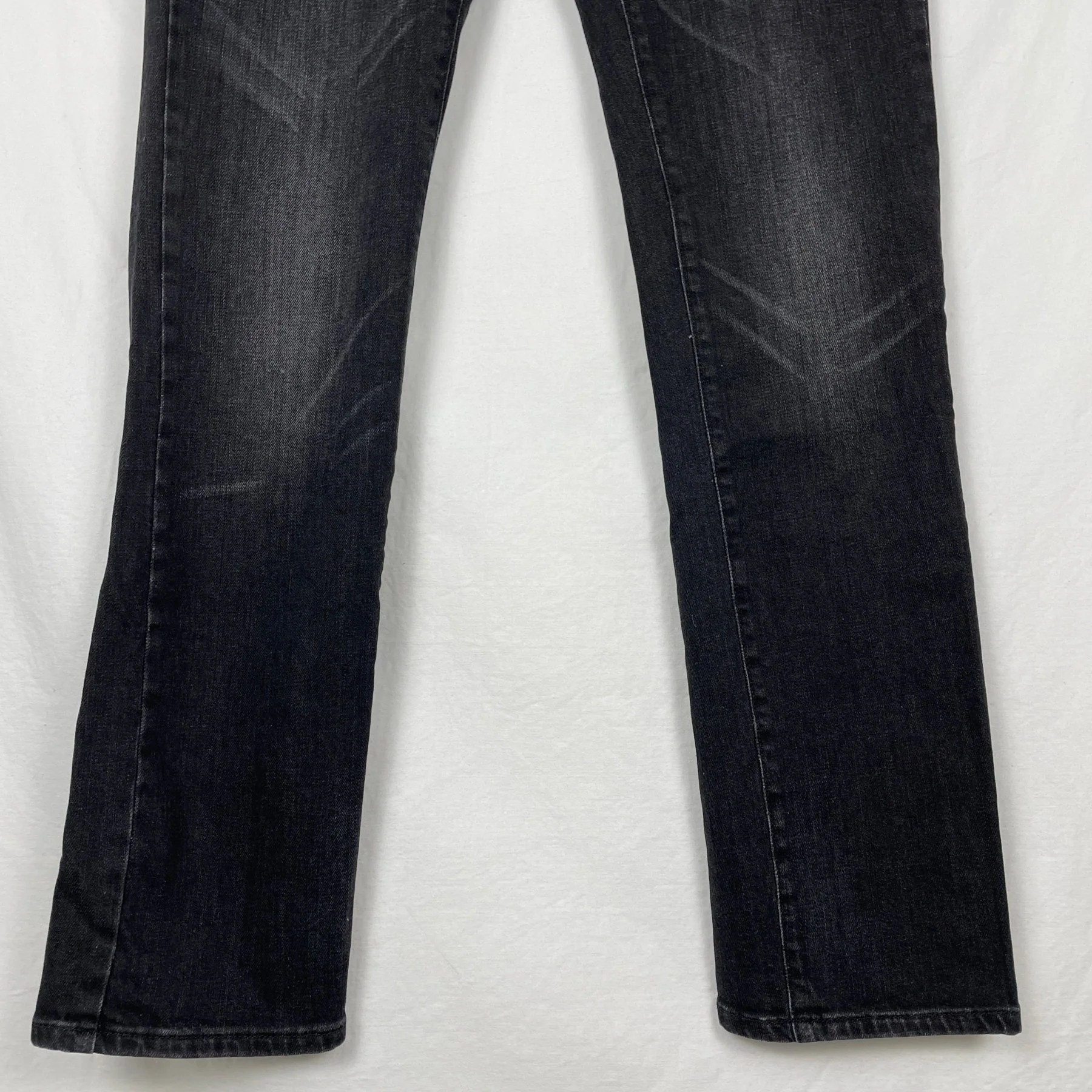 00s Dirk Bikkembergs Leather Waist Slim Fit Jeans - Image 4