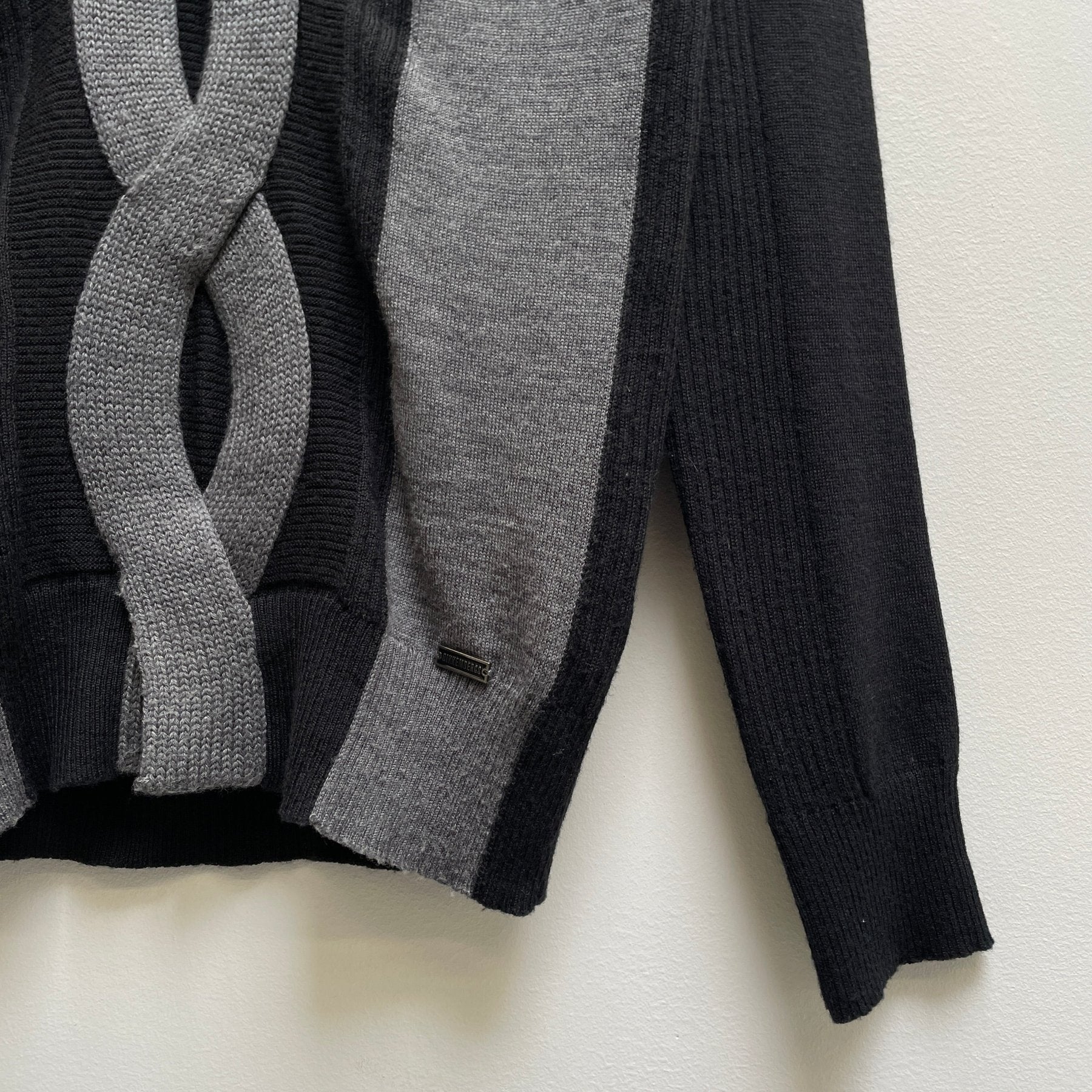 Dirk Bikkembergs Shirt Collar Hybrid Sweater - Image 5