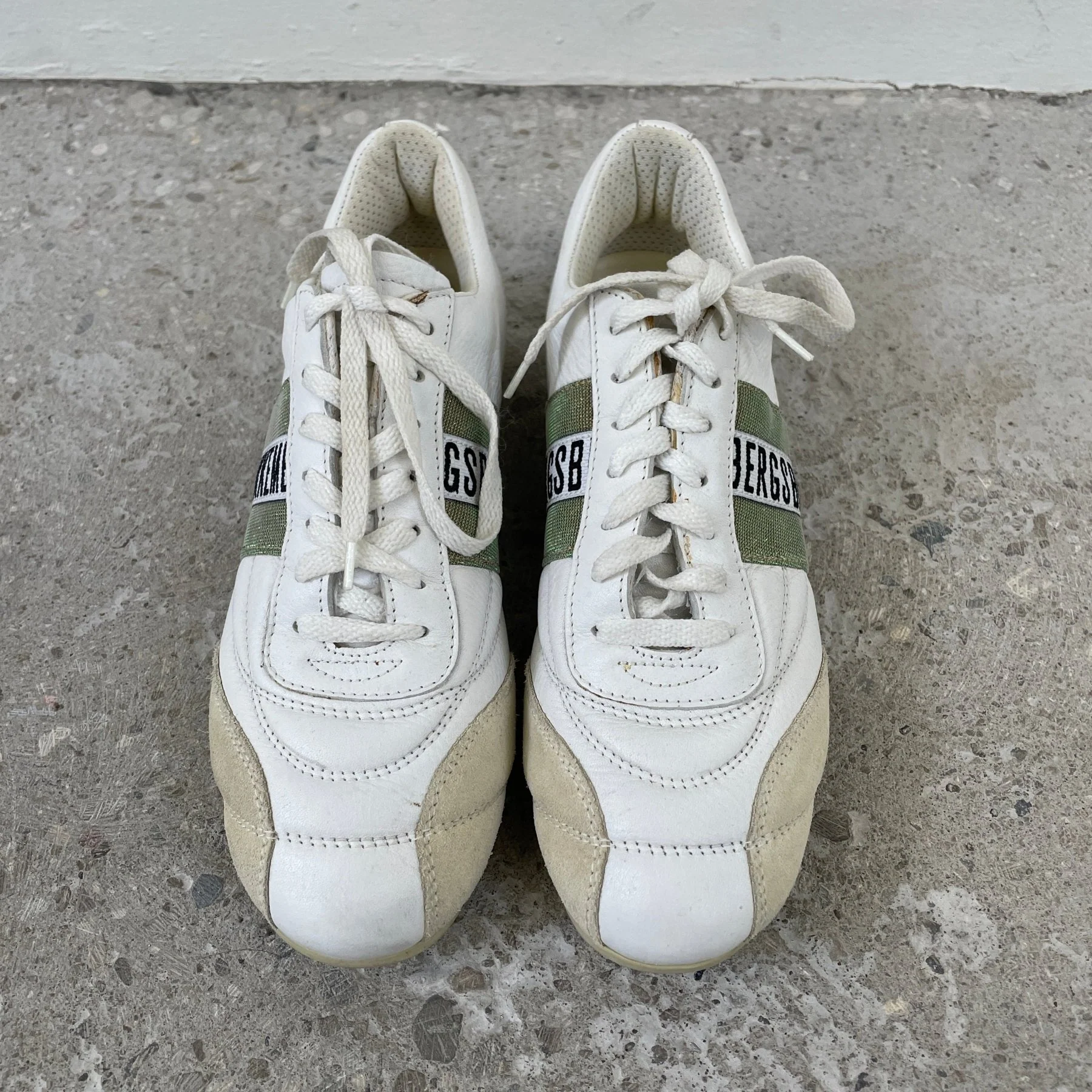 Dirk Bikkembergs White Leather Trainers - Image 3