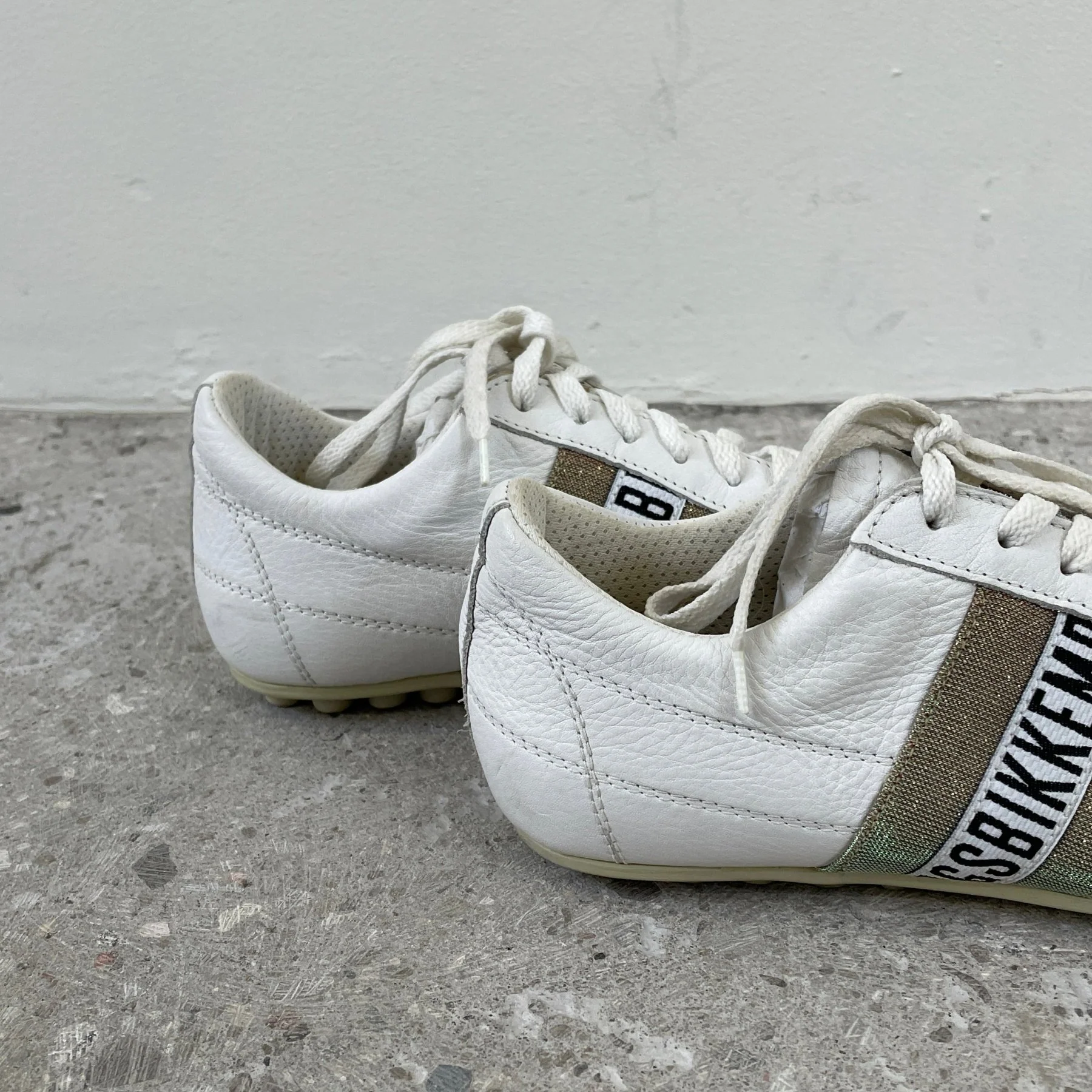 Dirk Bikkembergs White Leather Trainers - Image 6
