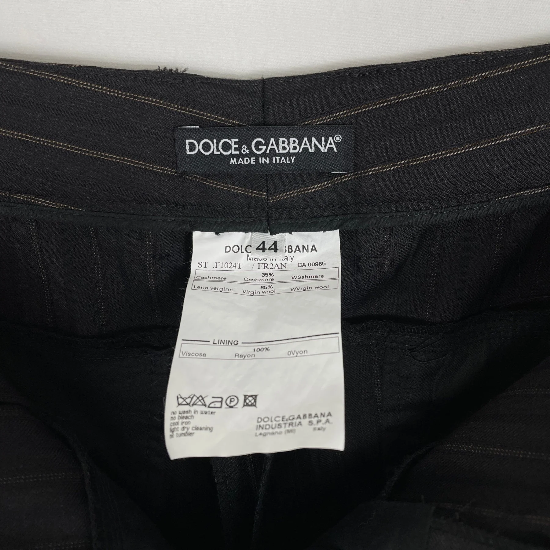 Dolce & Gabanna Pinstripe Trousers - Image 9