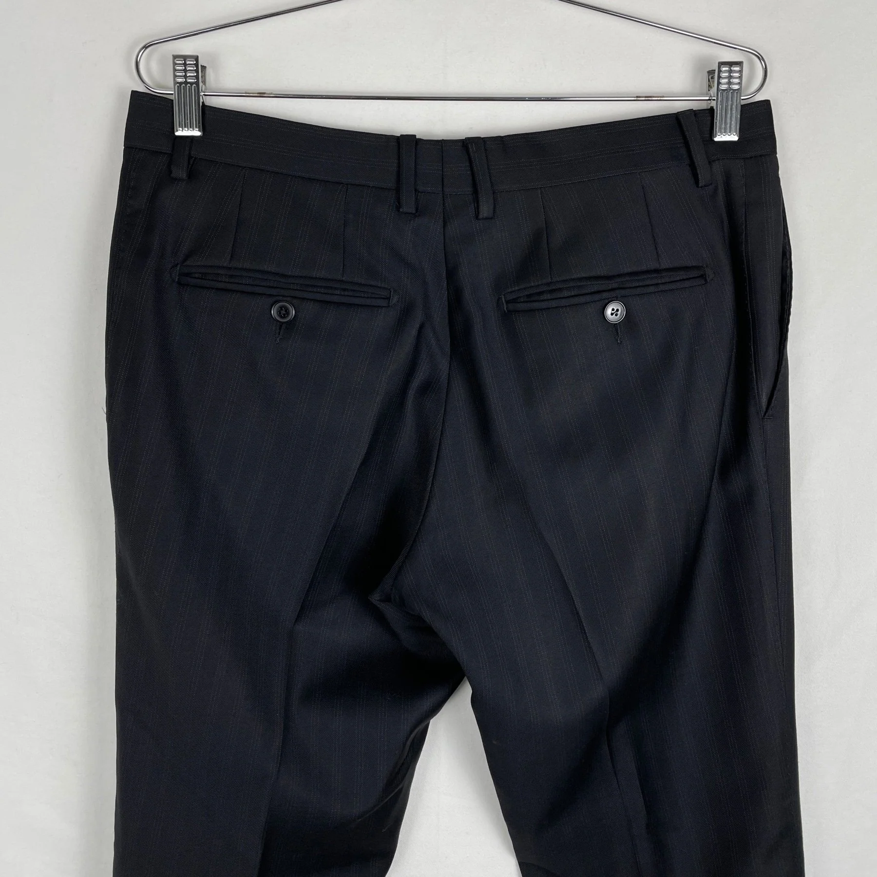 00s Dolce & Gabanna Suit Set Light Grey Pinstripe - Image 13