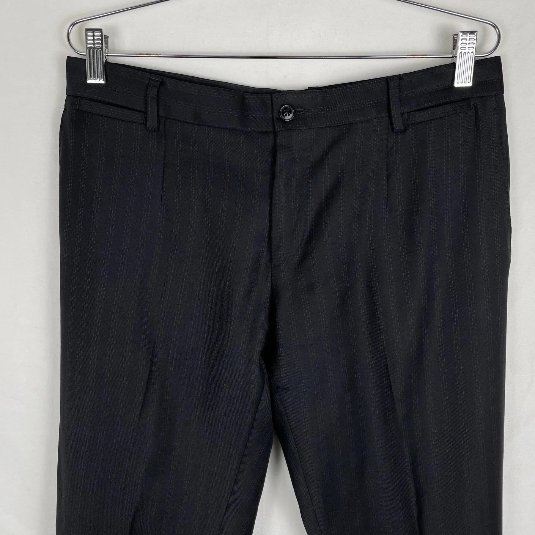 00s Dolce & Gabanna Suit Set Light Grey Pinstripe - Image 9