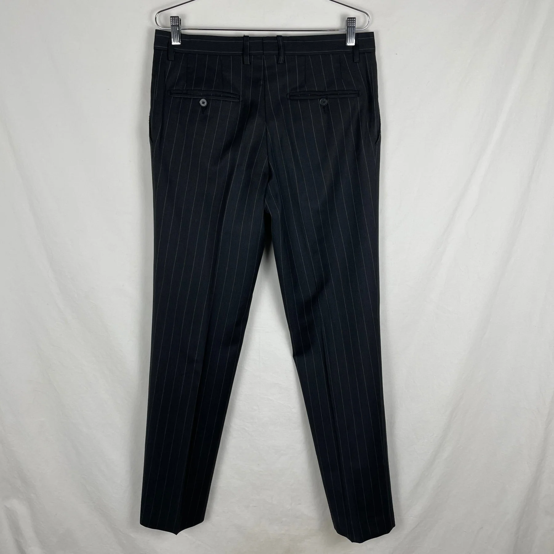 00s Dolce & Gabanna Suit Set Dark Grey Pinstripe - Image 13