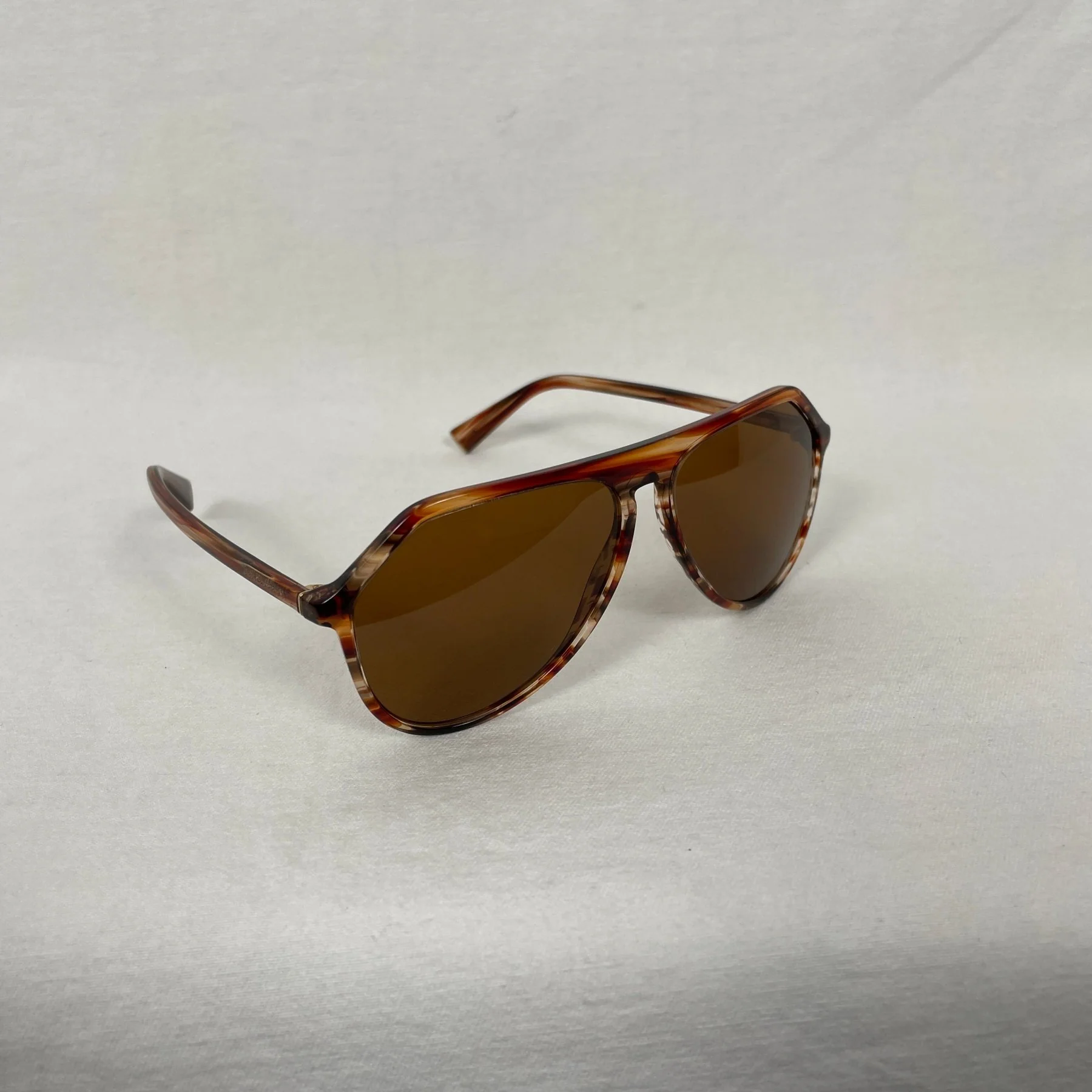 Dolce & Gabbana Brown Aviator Sunglasses - Image 2