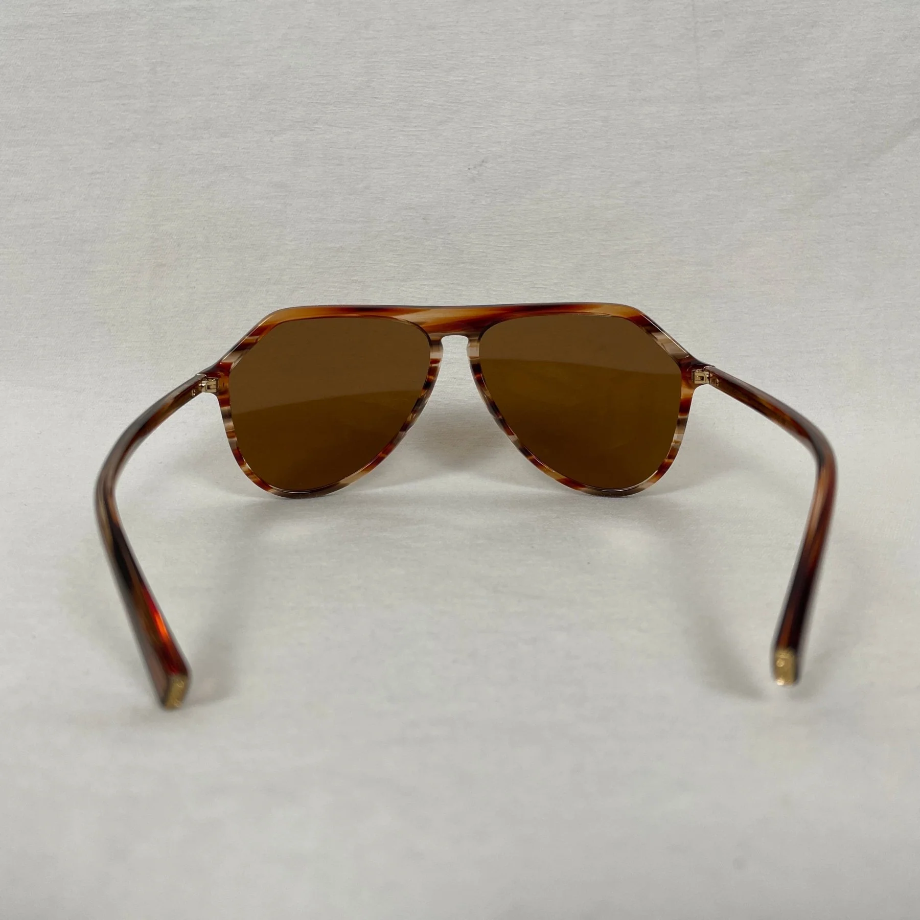 Dolce & Gabbana Brown Aviator Sunglasses - Image 5