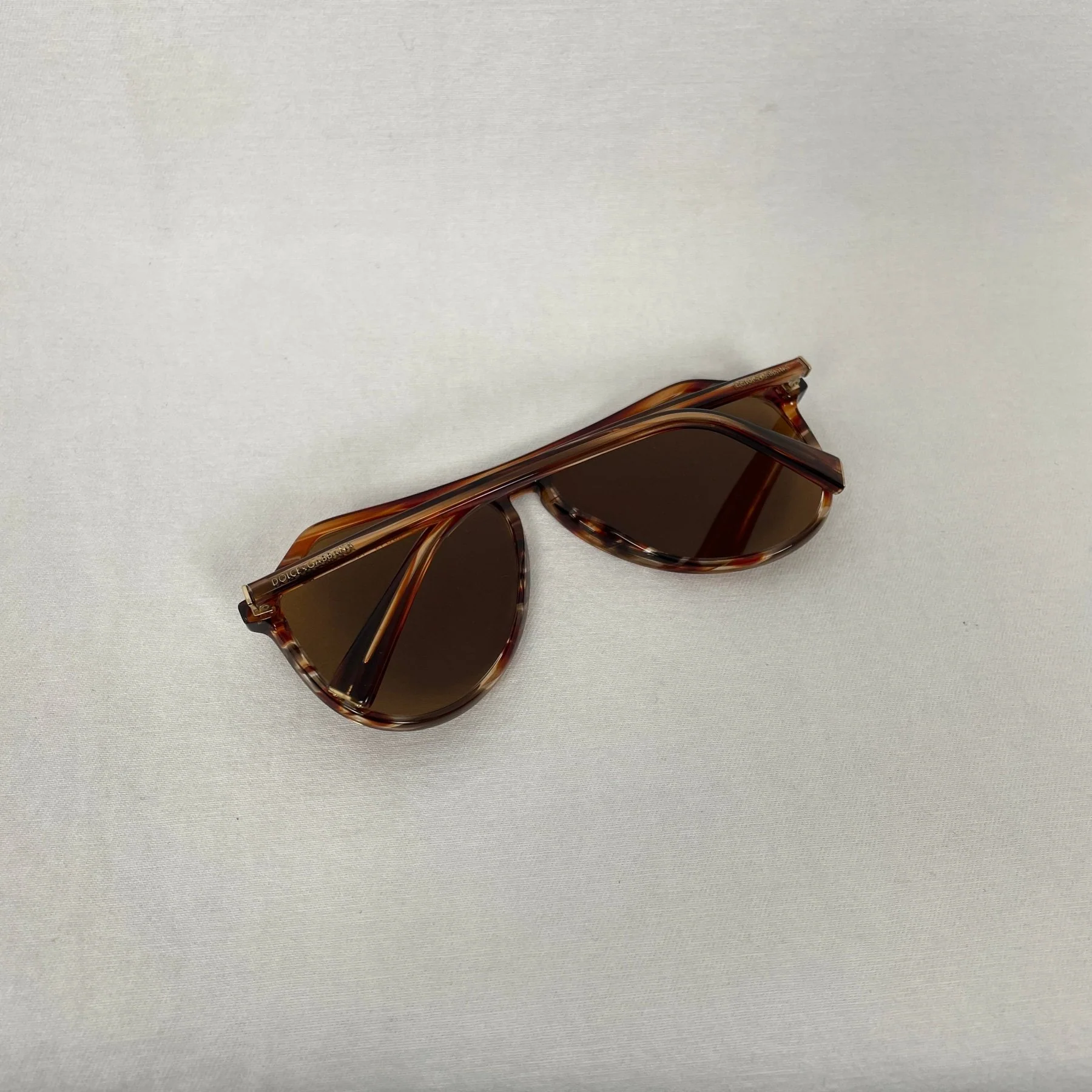 Dolce & Gabbana Brown Aviator Sunglasses - Image 9