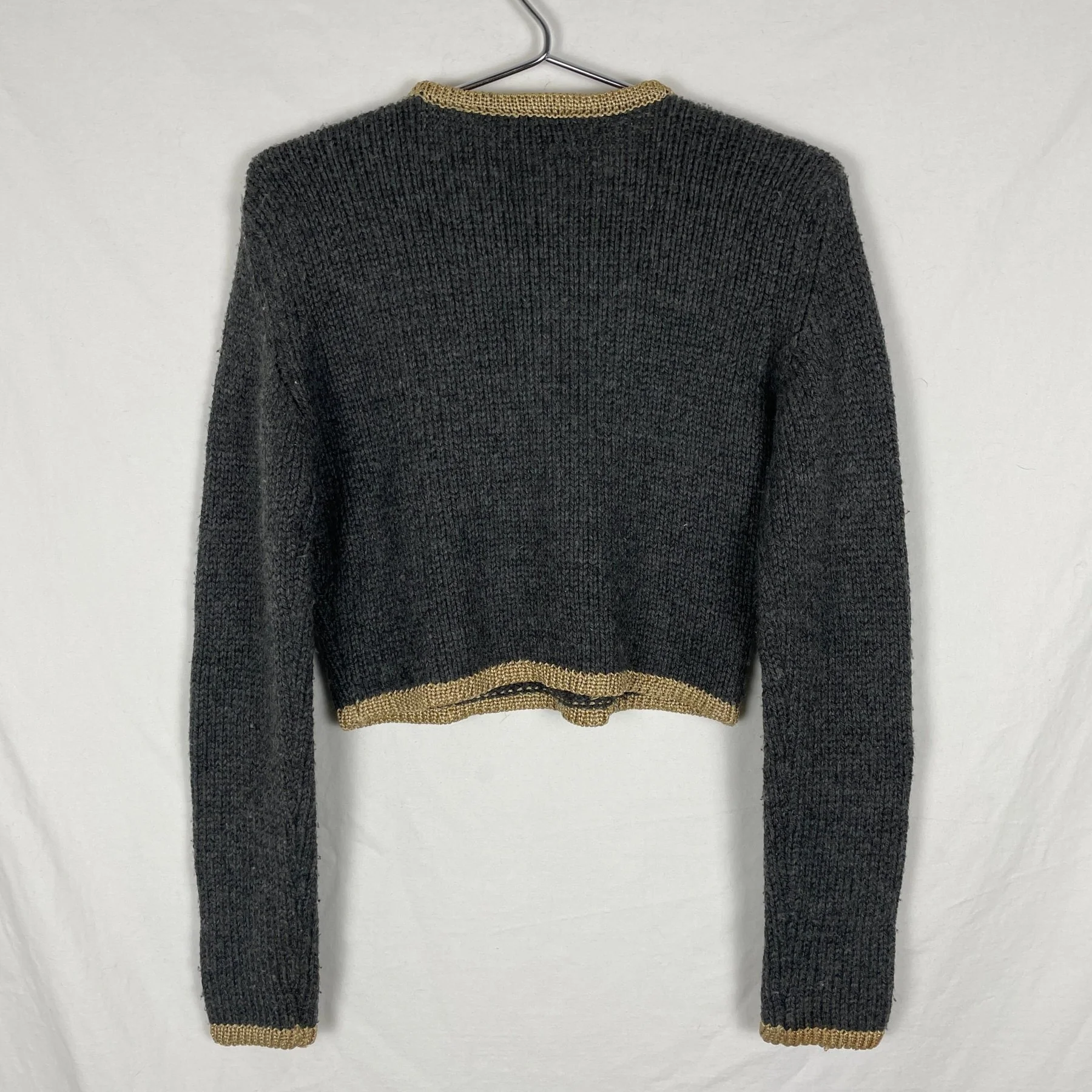 Dolce & Gabbana Cropped Knit Sweater - Image 2