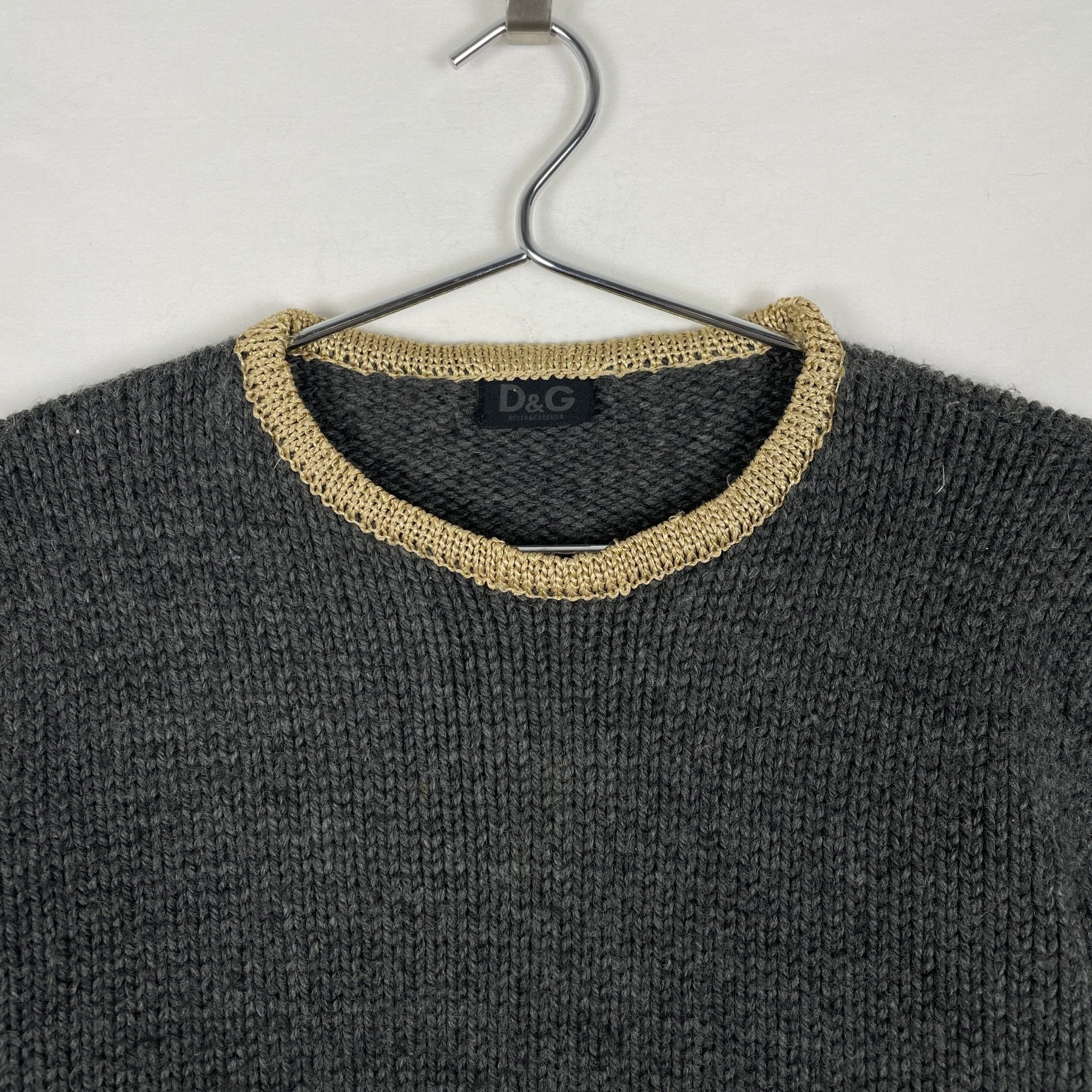Dolce & Gabbana Cropped Knit Sweater - Image 3
