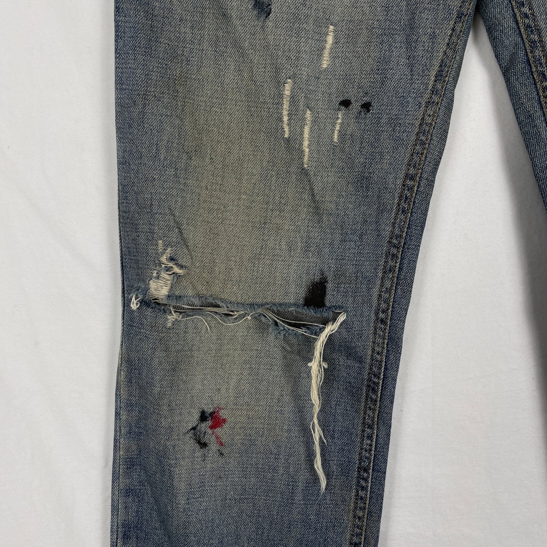 Dolce&Gabbana Paint Crush Denim Pants - Image 5