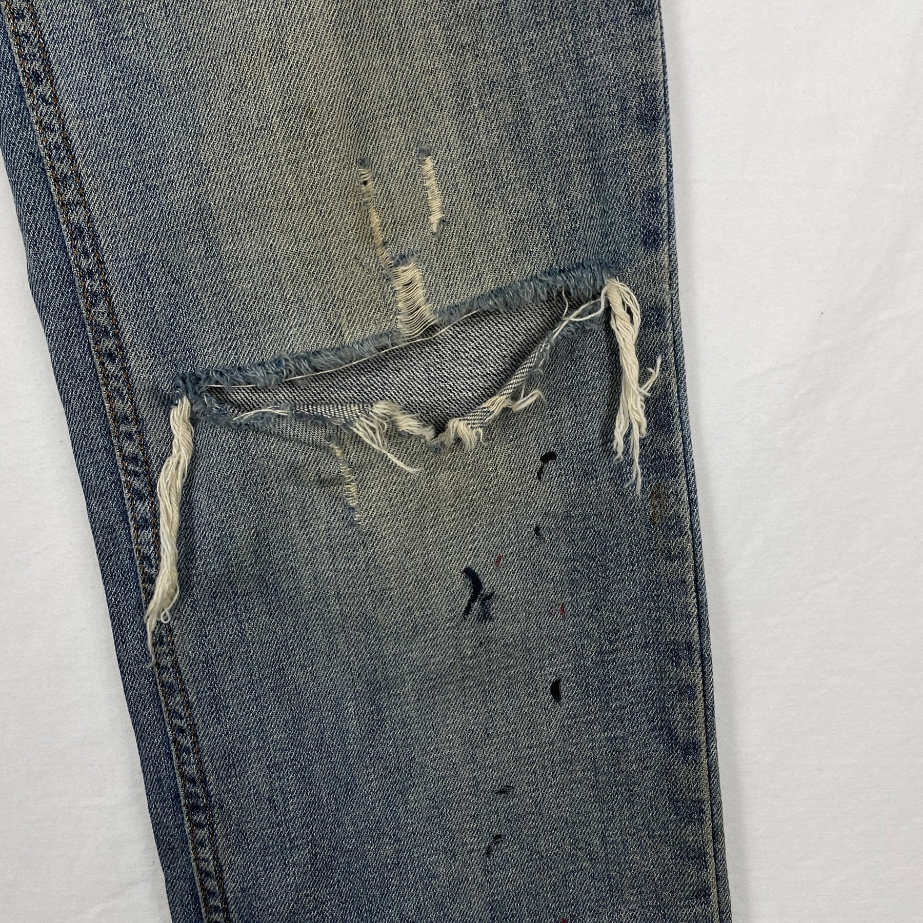 Dolce&Gabbana Paint Crush Denim Pants - Image 6