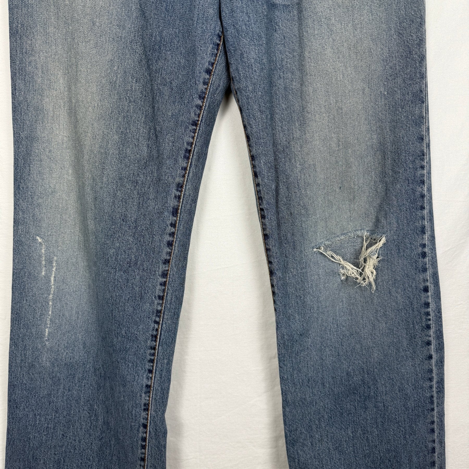 00s Dolce&Gabbana Waistband Logo Twill Tape Jeans - Image 4