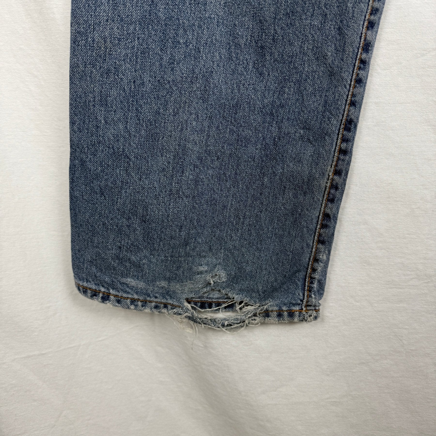 00s Dolce&Gabbana Waistband Logo Twill Tape Jeans - Image 7