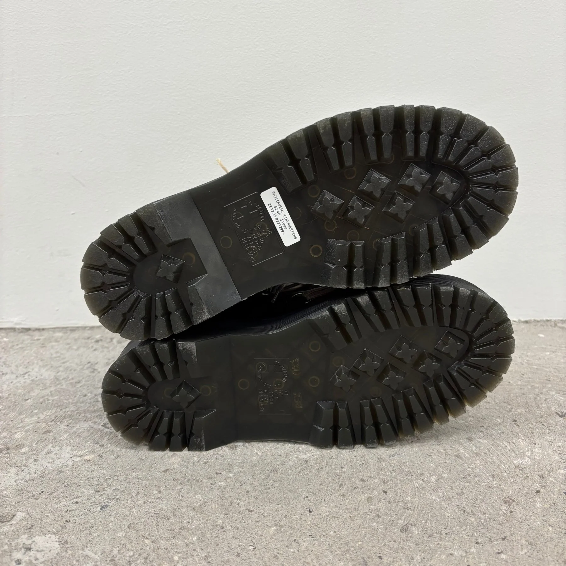 Dr. Martens X Rick Owens 1460 Megalace Quad Sole Boots - Image 8