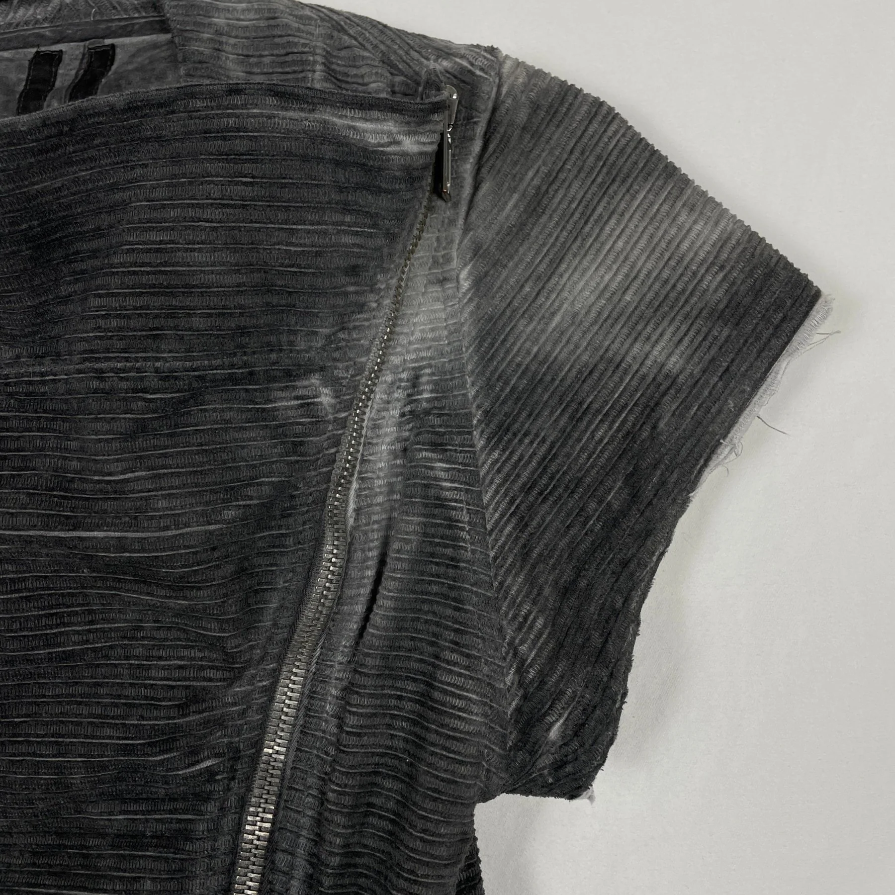 FW08 Rick Owens DRKSHDW  "Stag" Double Zipper Vest - Image 4