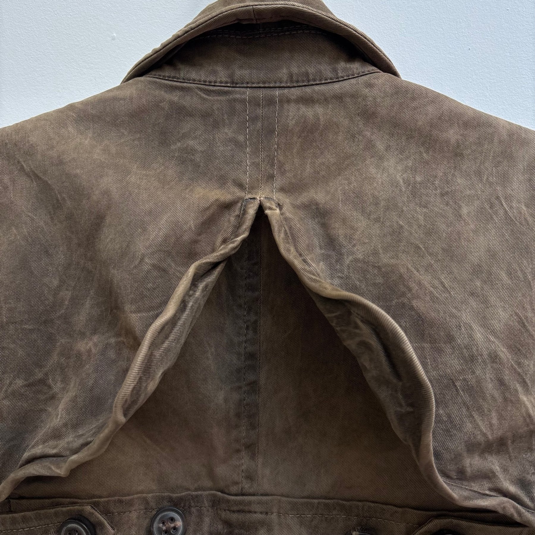 Dsquared2 Brown Waxed Pocketed Military Jacket - Image 11